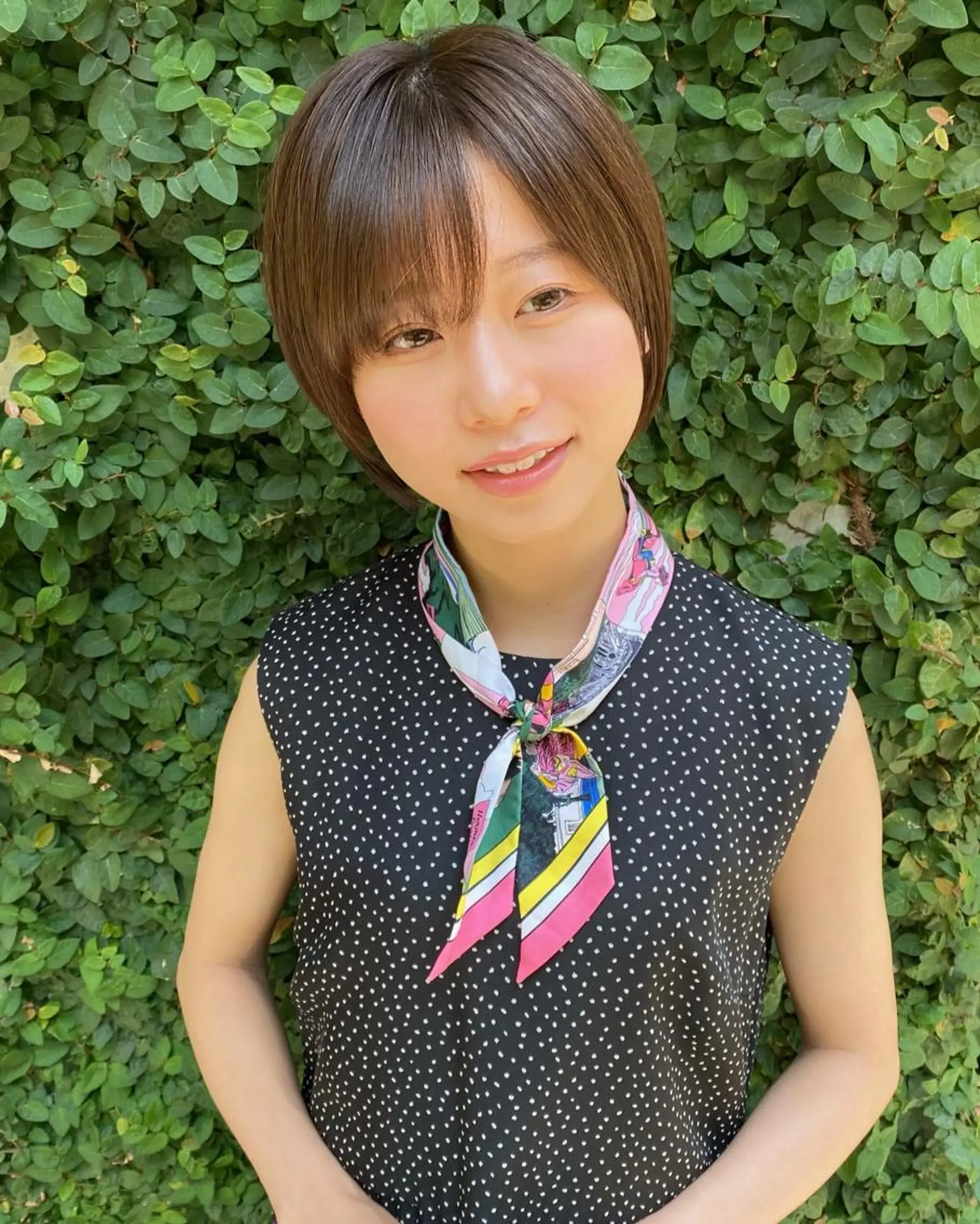 ショート カラー ショートボブ オリーブカラー ボブ ショートヘア ioe 茶屋町のヘアスタイル
