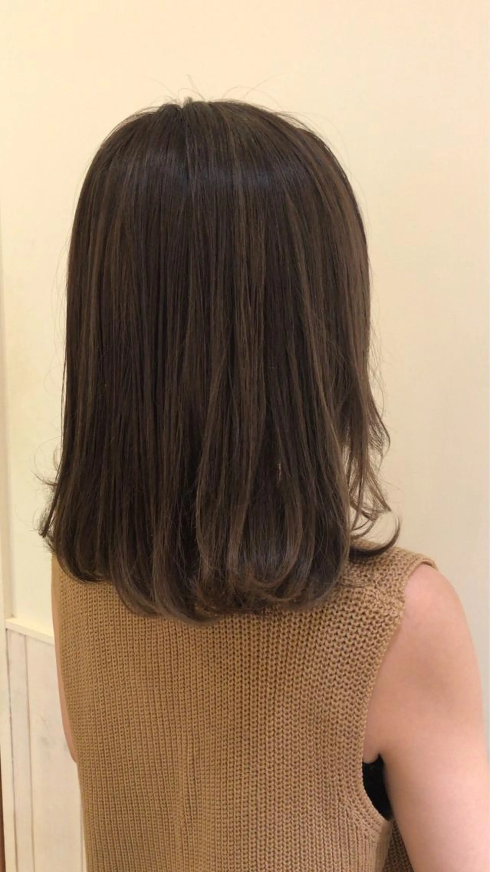 ミディアム カラー 透明感カラー フォギーグレージュ グレージュ ハイライトカラー ハイライト カット ヘアカラー 清水　ちひろ ✄トップスタイリストのヘアスタイル