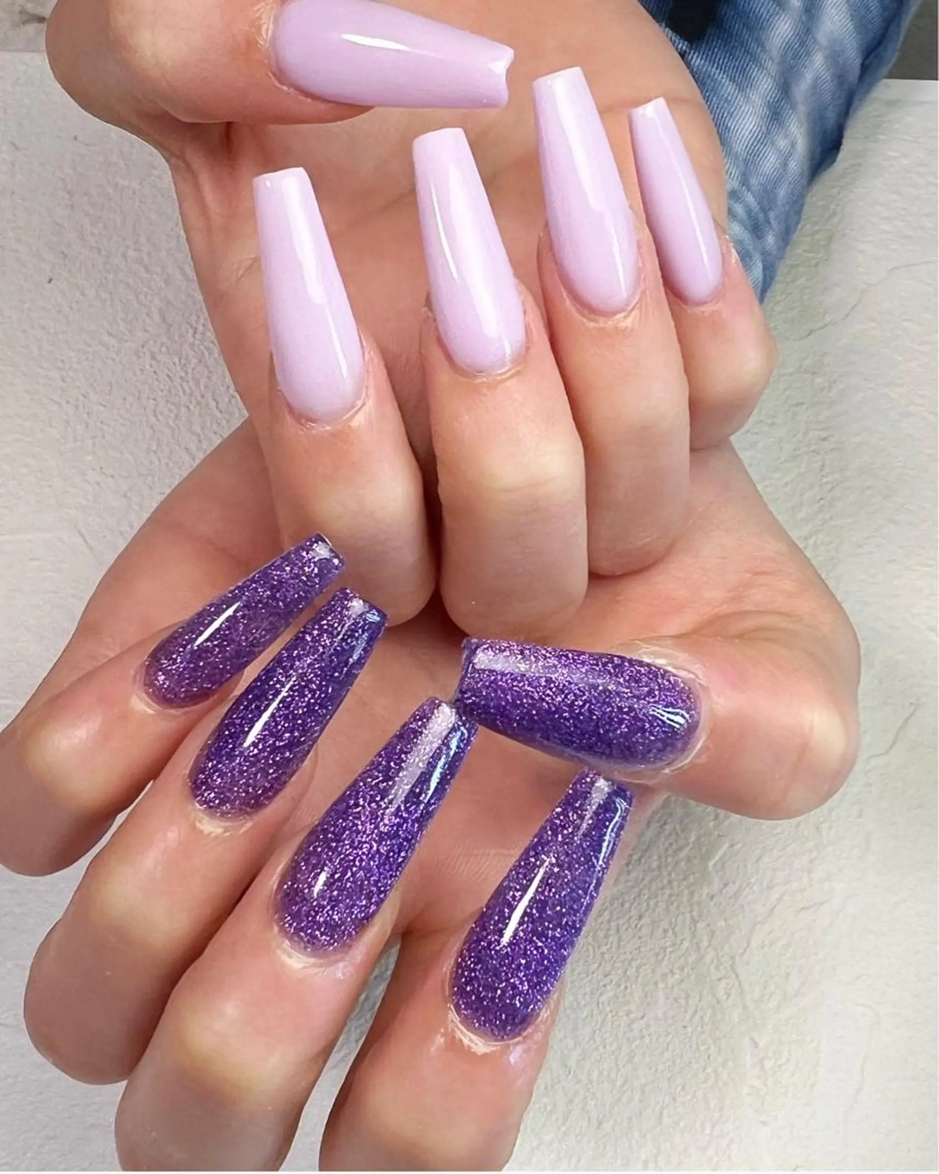 ネイル ロングネイル ワンカラーネイル ピンク スカルプネイル 春ネイル ハンドネイル ✾ NailRoom Latina🌻💓のネイルデザイン