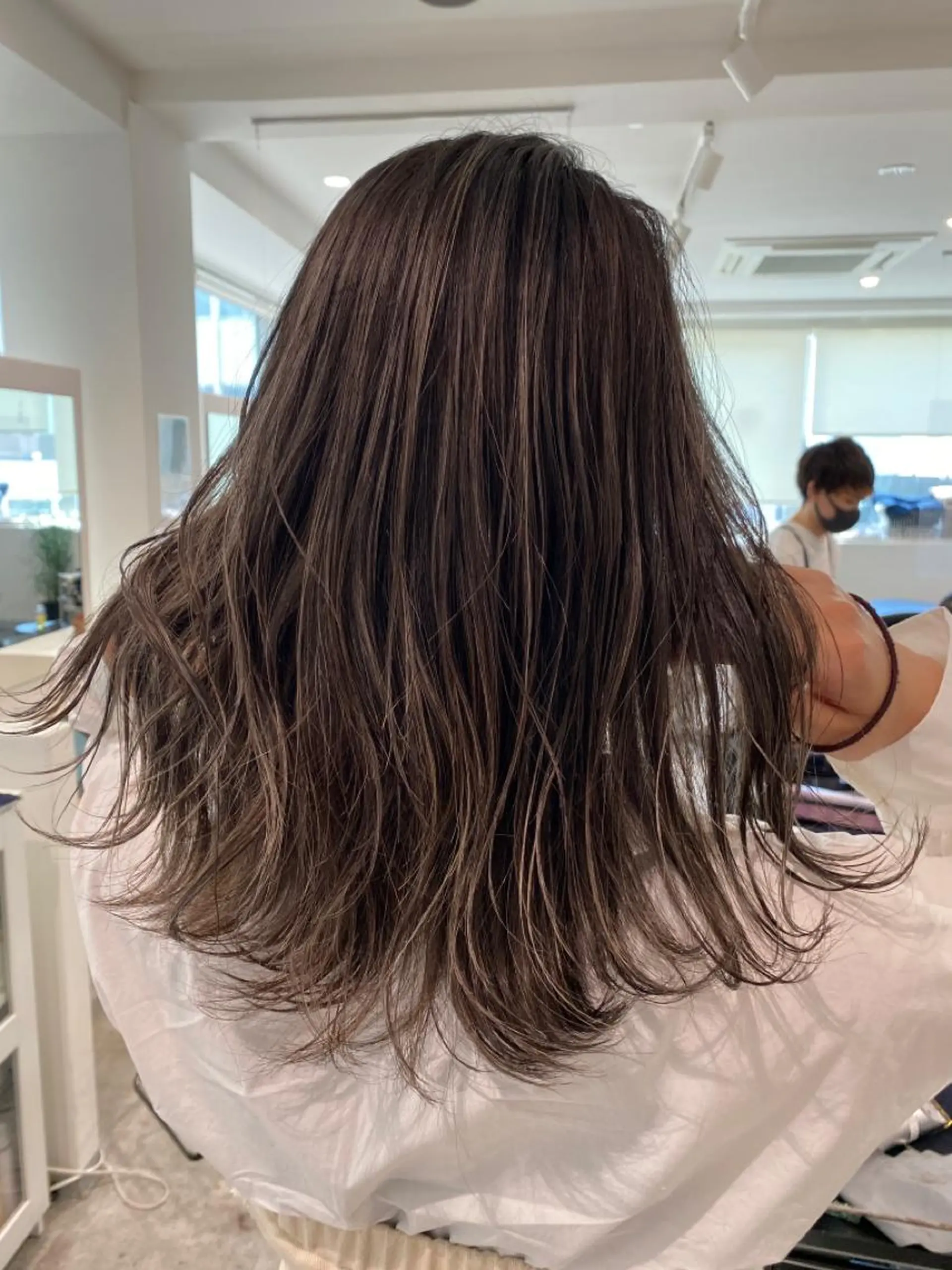ミディアム カラー ハイライトカラー ハイライト ヘアカラー トリートメント JIL BLAN 京都のヘアスタイル