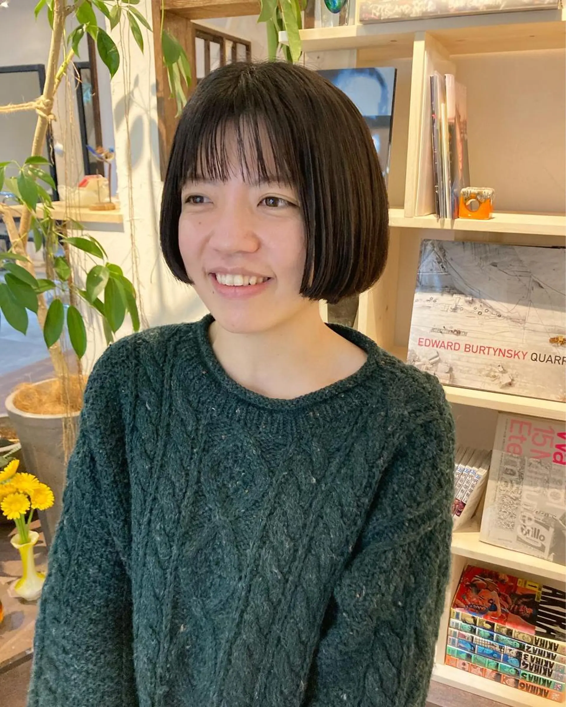 ショート ボブ 金田 夏野のヘアスタイル
