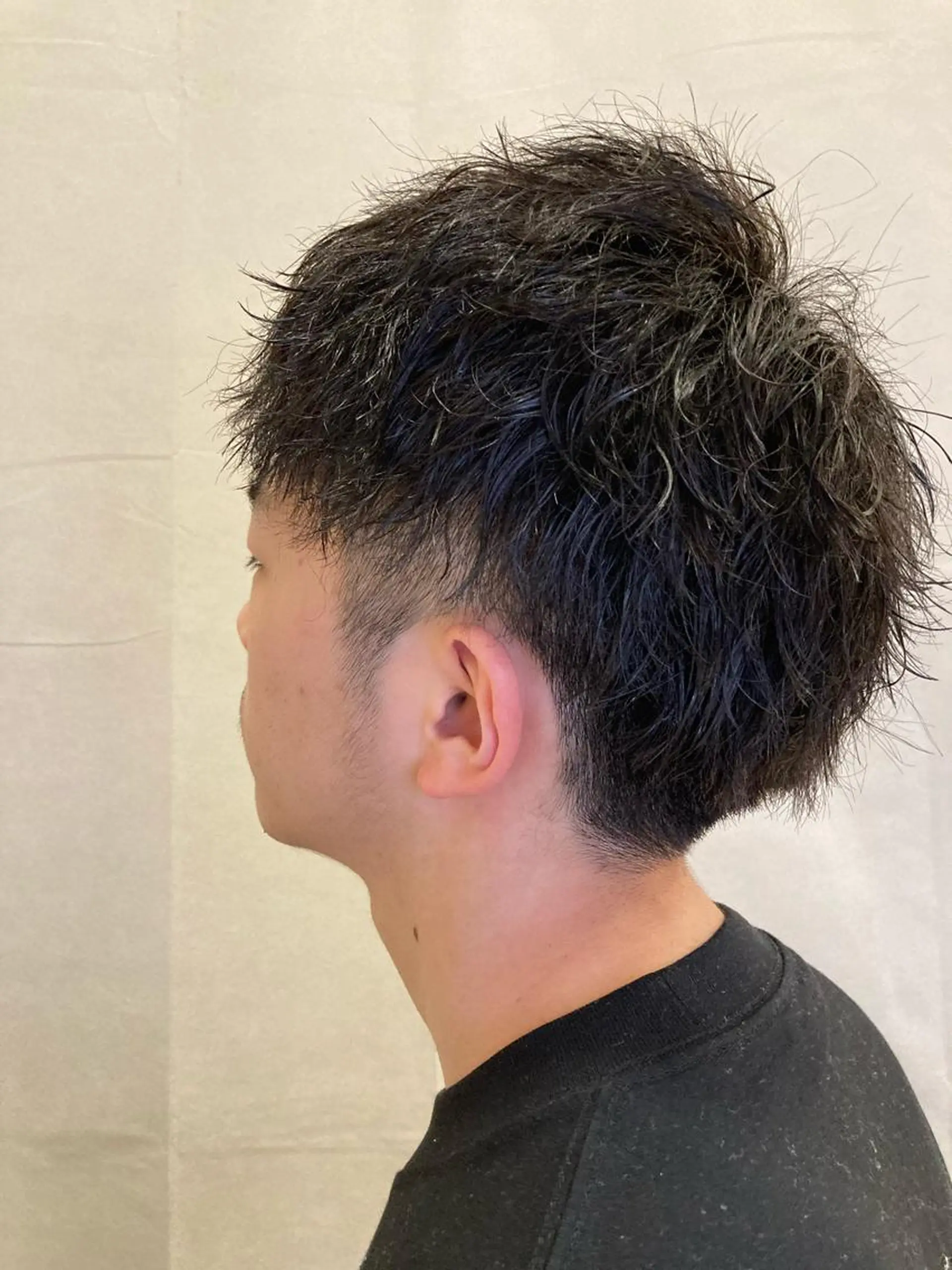 ショート パーマ メンズ 宮原 佳苗のヘアスタイル