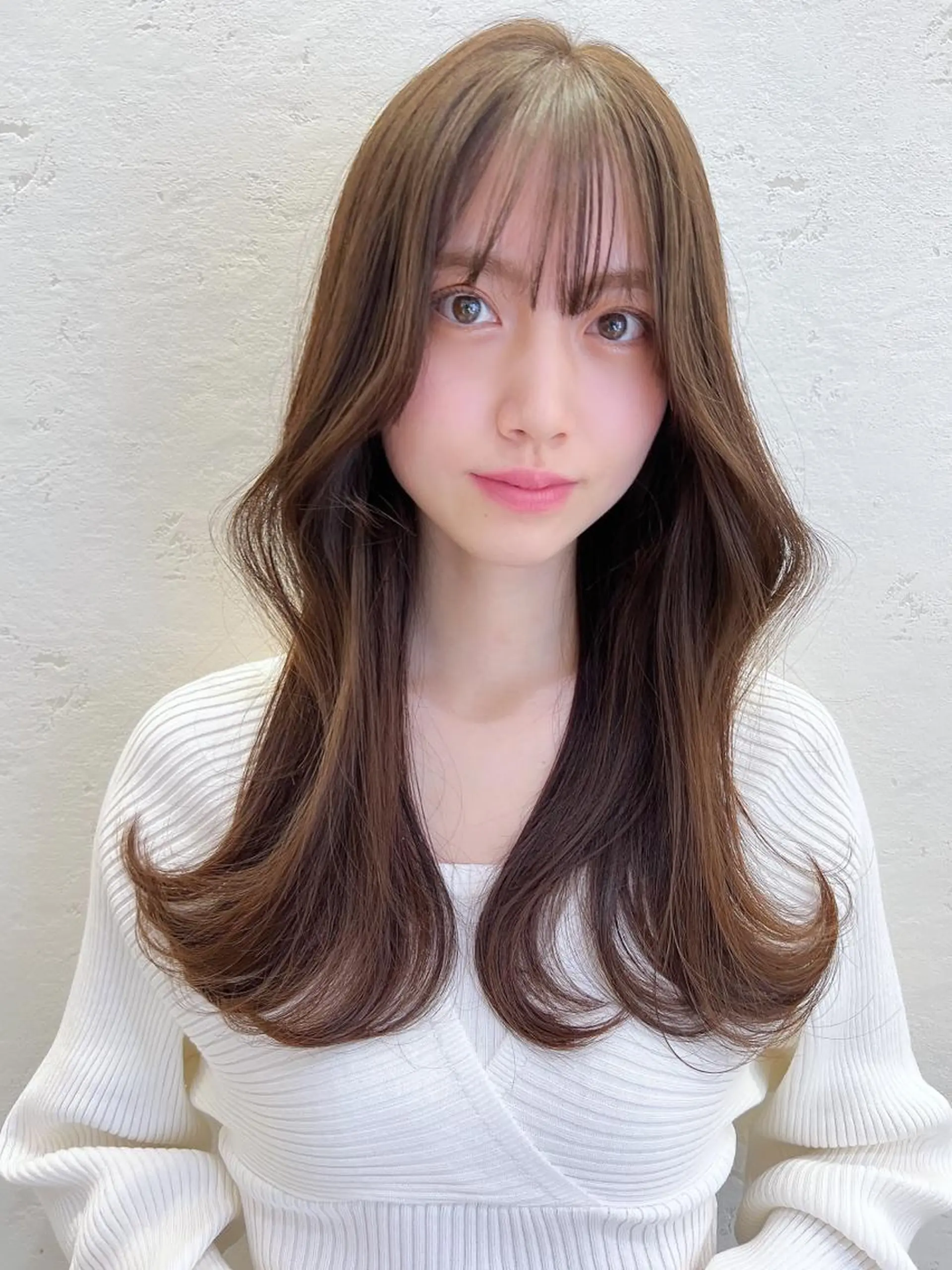 ロング カラー カット ヘアカラー 韓国ヘア×髪質改善 /yoshikaのヘアスタイル