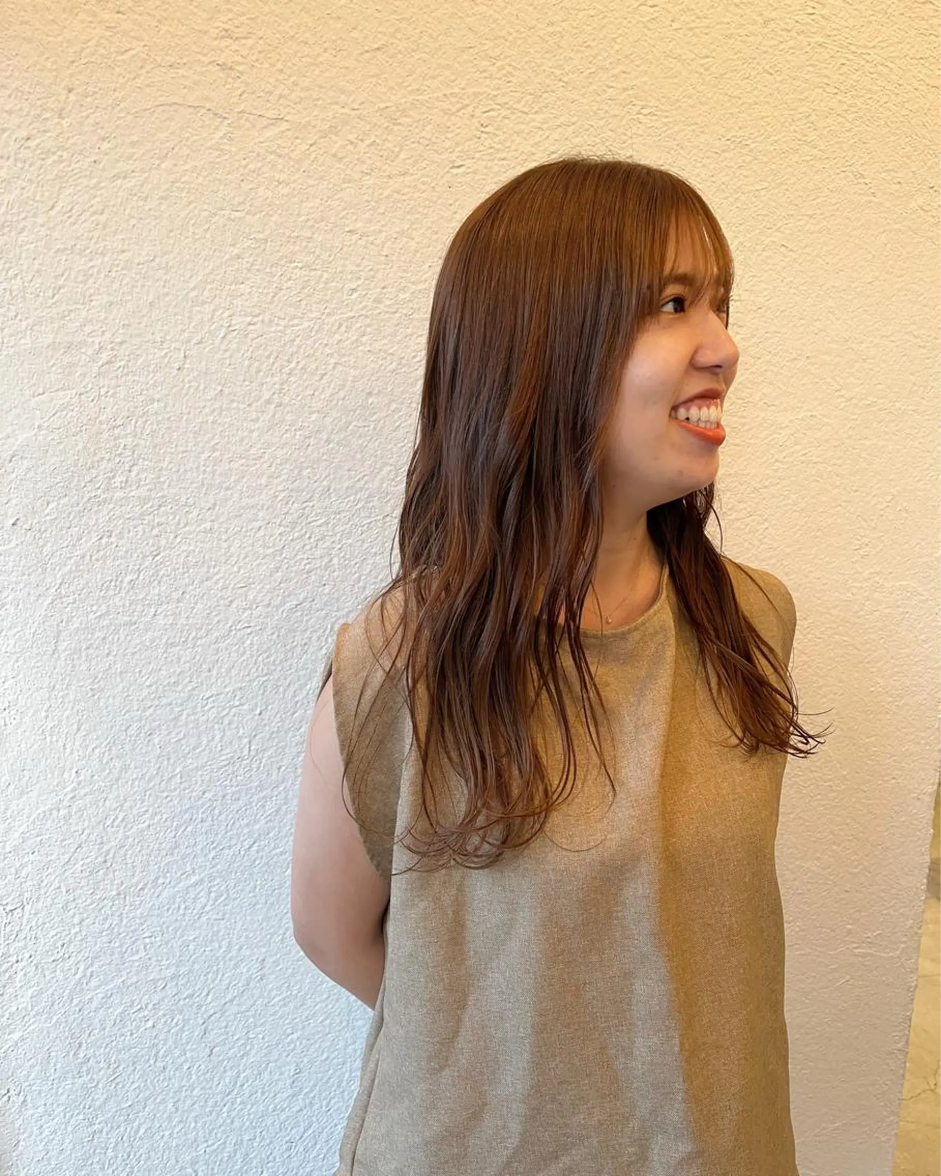 セミロング カラー ヘアアレンジ ヘアカラー トリートメント ETERNAL所属・透明感カラー🌛 reikaのヘアスタイル