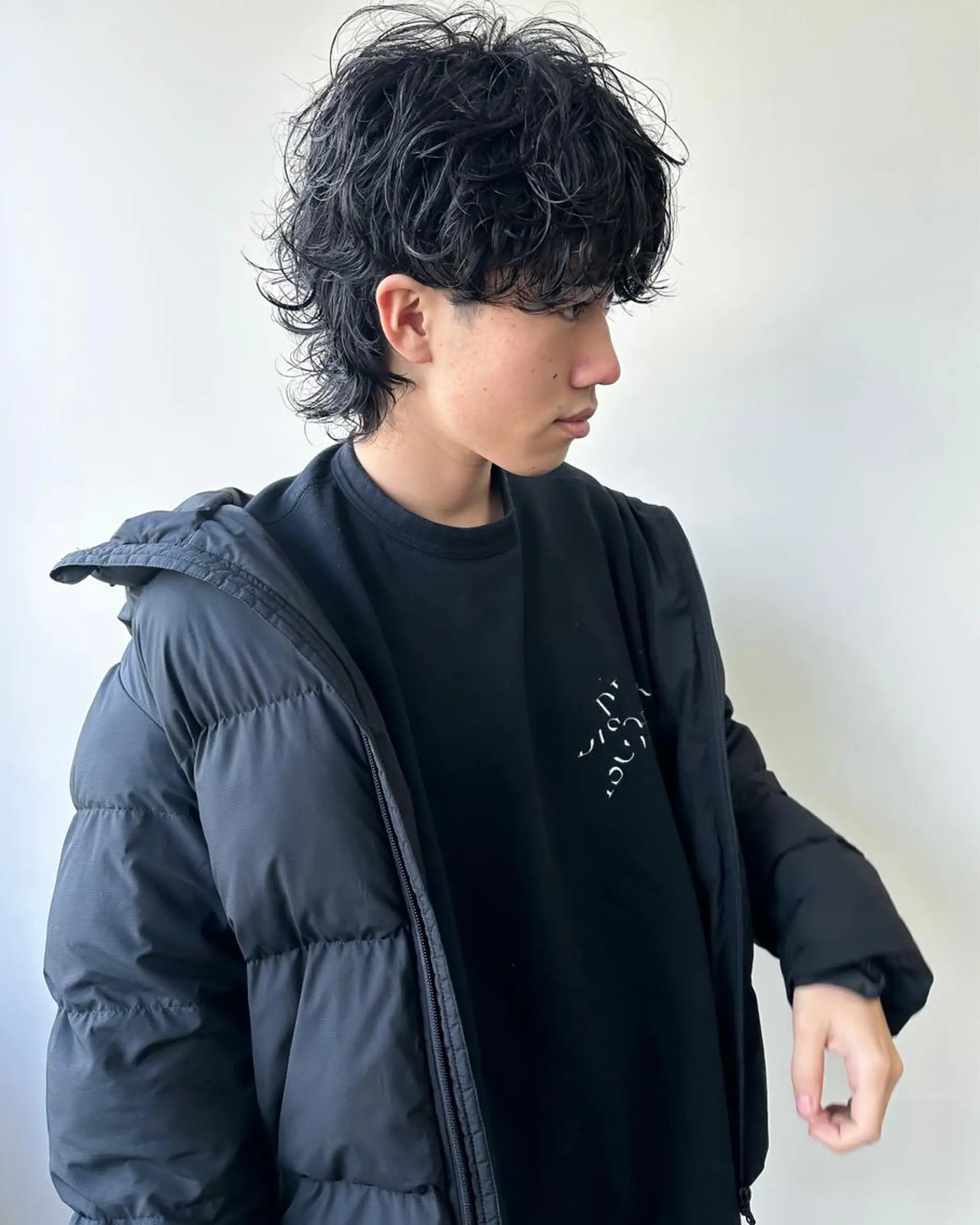 ショート パーマ ウルフカット カット パーマ 似合わせカット ケアパーマ喜来雅由のヘアスタイル