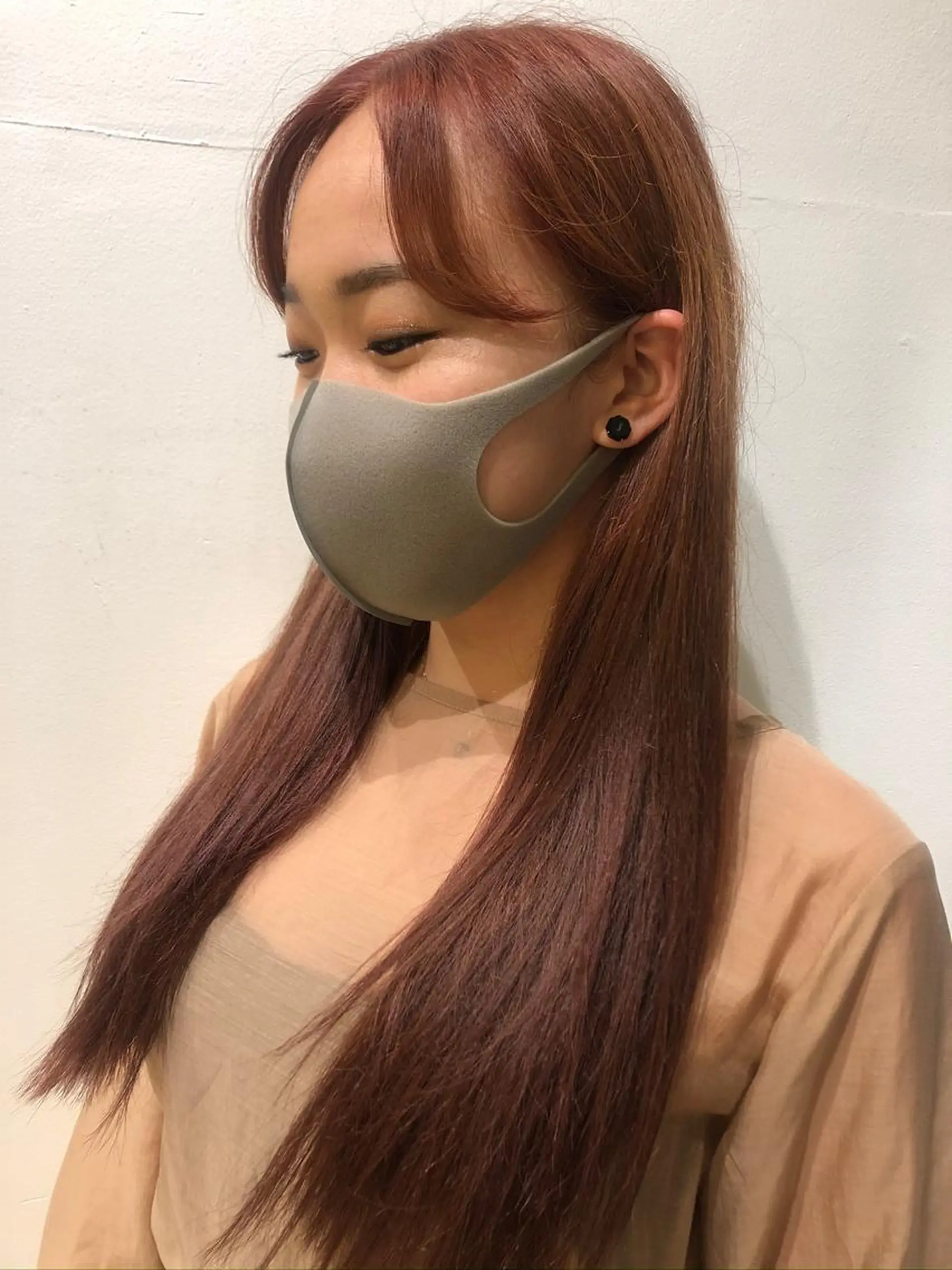 ロング カラー エクステ／インナー カラー 礒野朱里のヘアスタイル