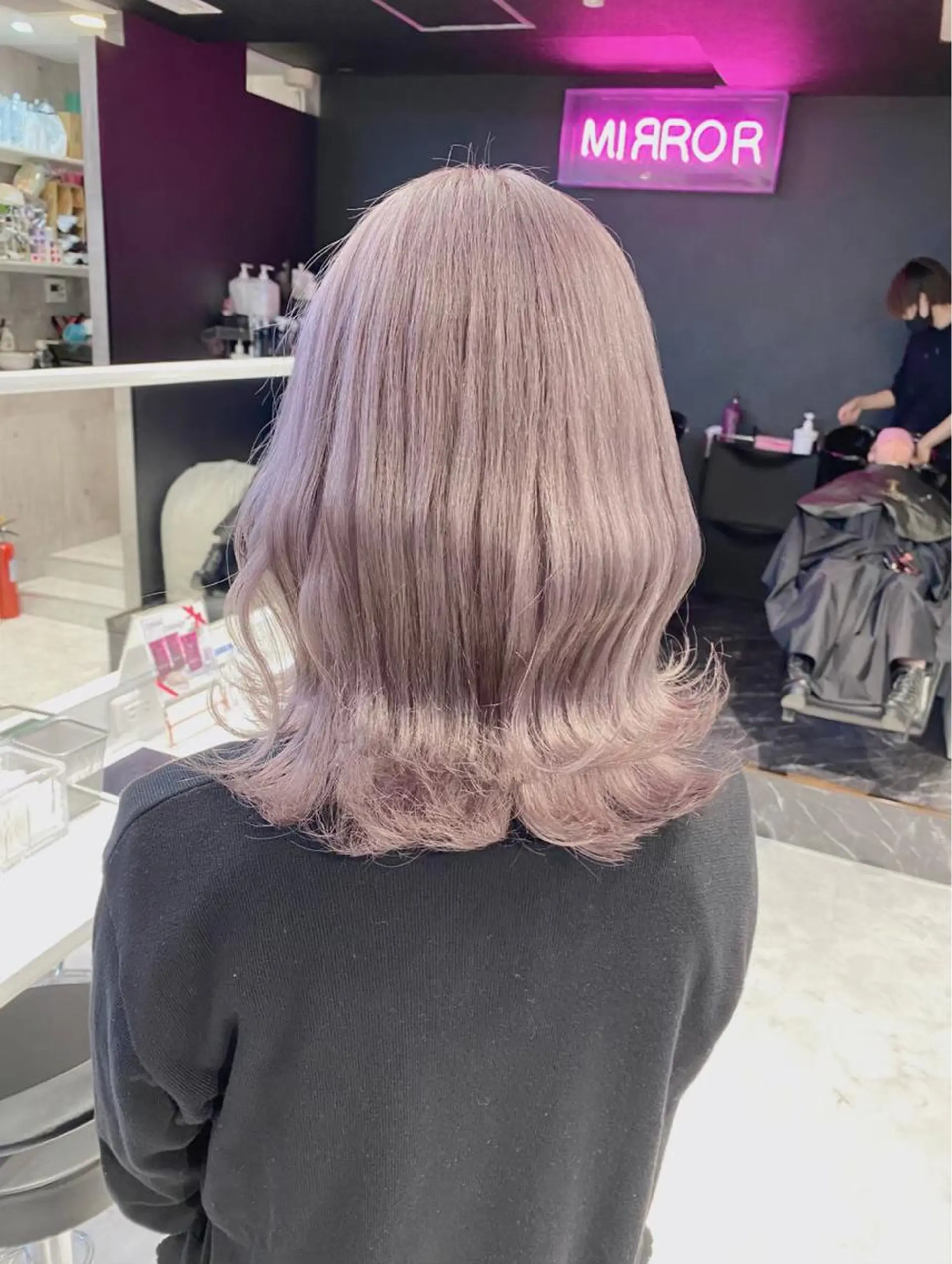 セミロング カラー 🧸ミルクティー🧸 kousei🧸のヘアスタイル