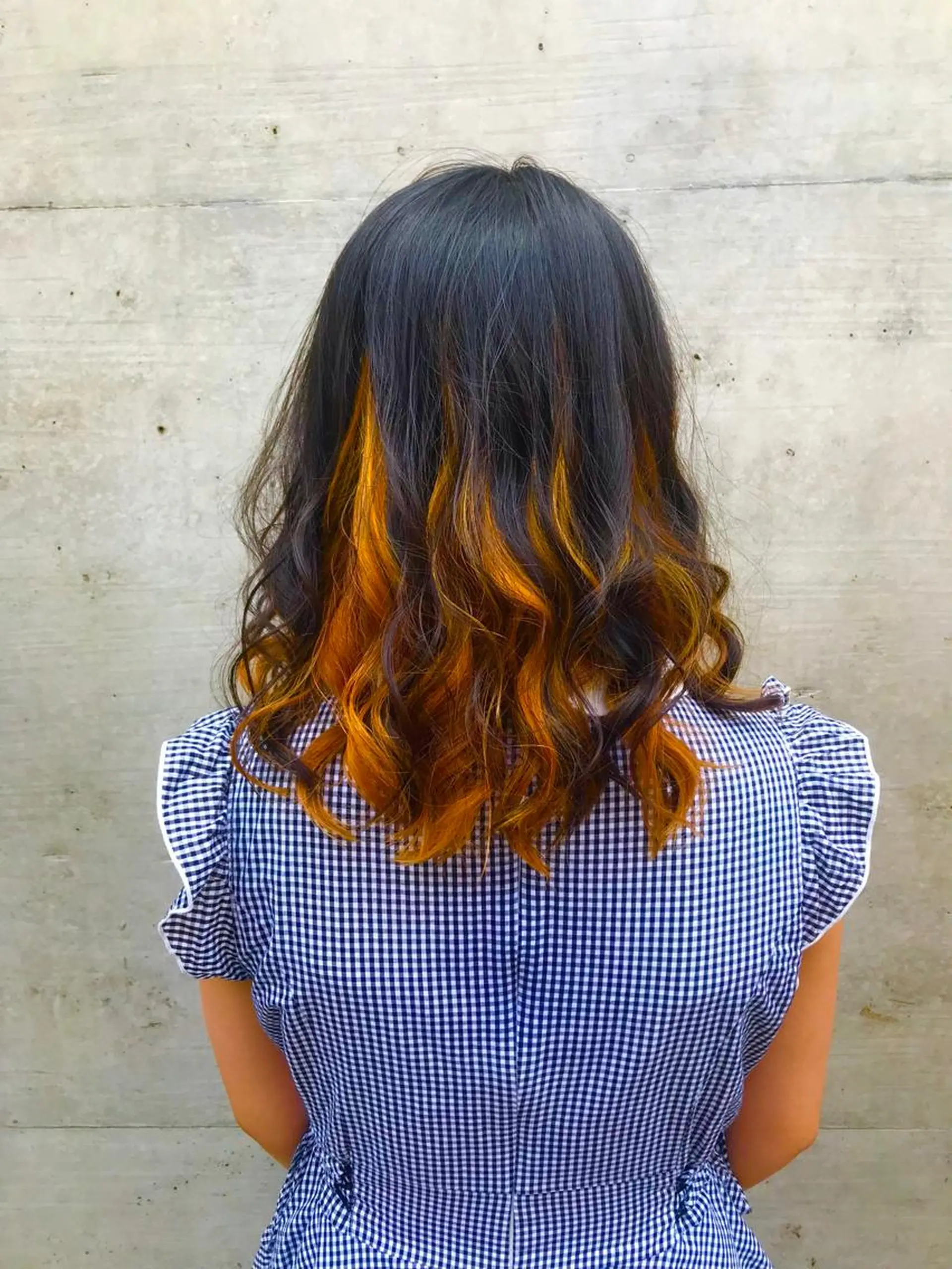 ミディアム カラー インナーカラー ていねい技術No.1 🌈諏訪 健太のヘアスタイル