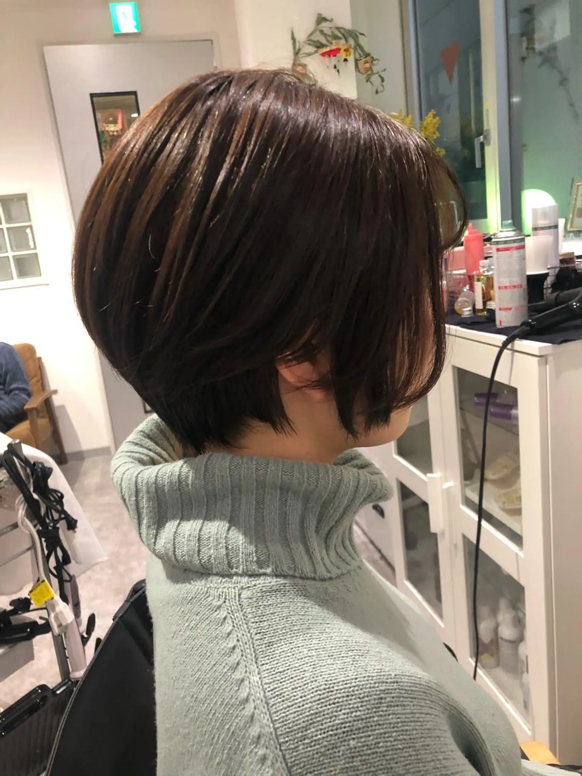 ショート カラー ショートヘア ヘアカラー JILBLAN京都 ショート/ハイライトのヘアスタイル