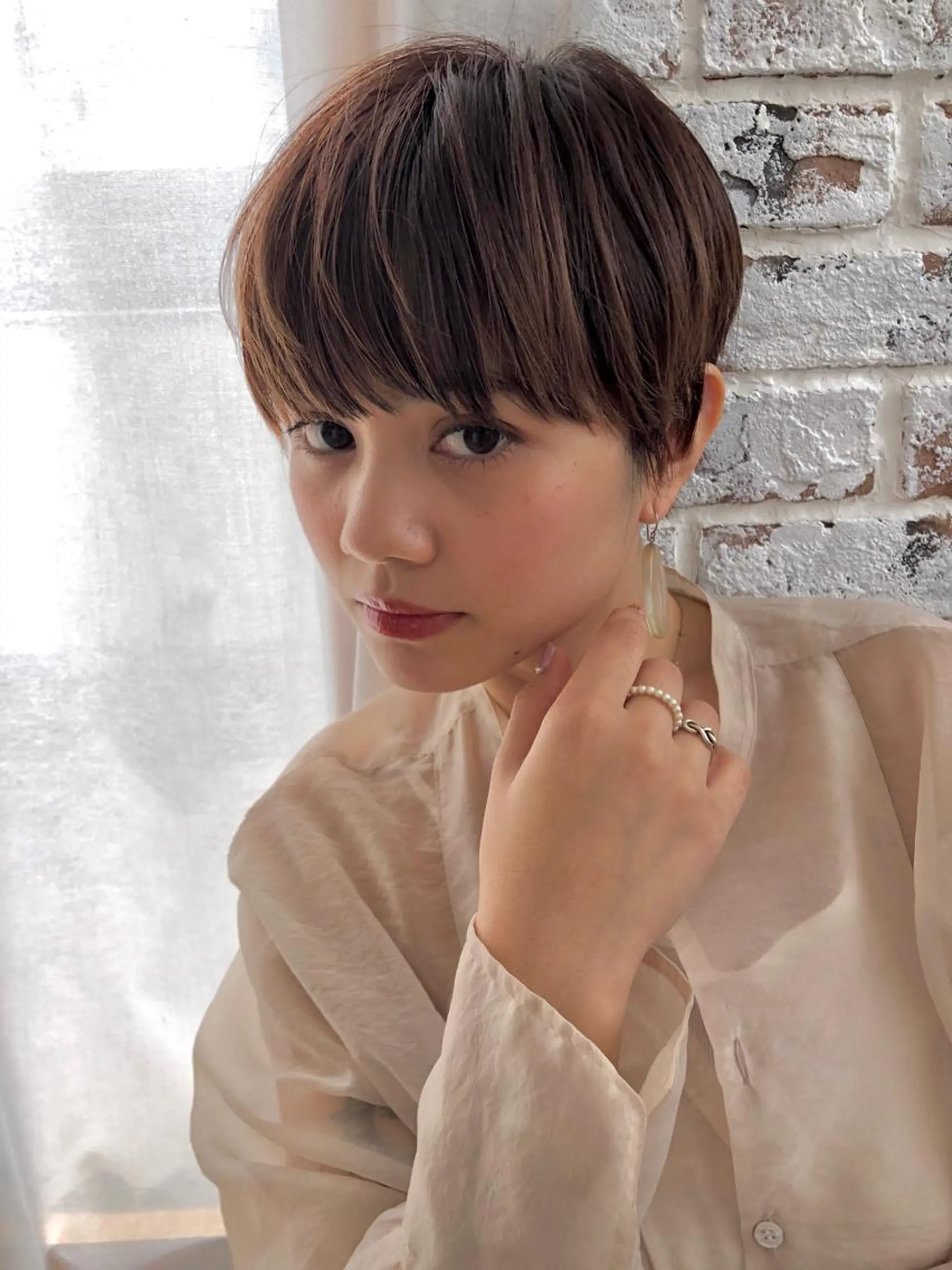 ショート さかい なつみのヘアスタイル
