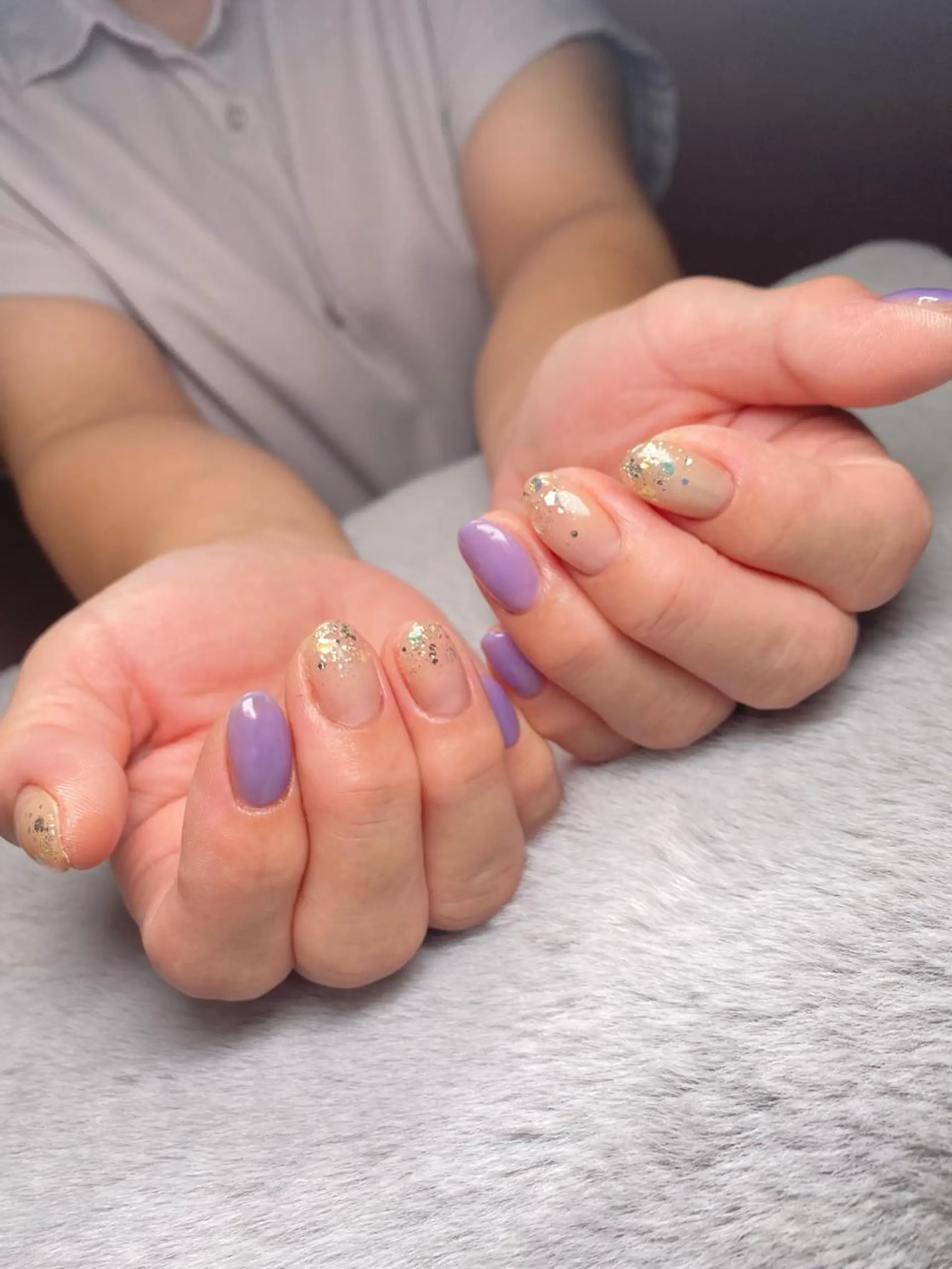 ネイル グラデーション ラメ(グリッター) Bianca 美浜店 masuのネイルデザイン