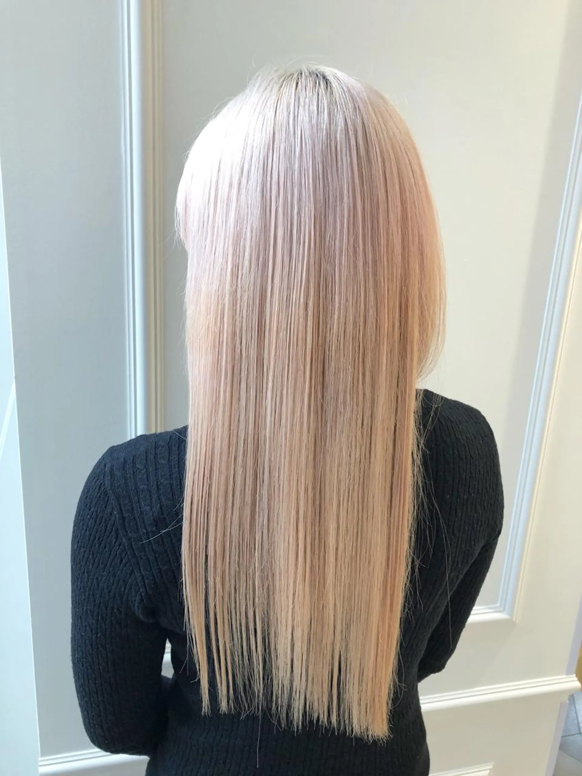 ロング カラー ブリーチ ブロンド ホワイトブロンド ヘアカラー レイヤー⭐️カラー ⭐️平川雅史のヘアスタイル