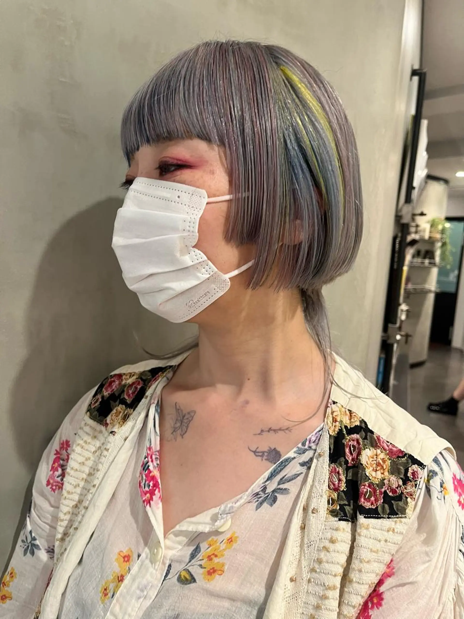 ショート カラー ピンクカラー シルバー ヘアカラー トリートメント 暖色/姫カット🎀 オタク特化🎀ゆうなのヘアスタイル