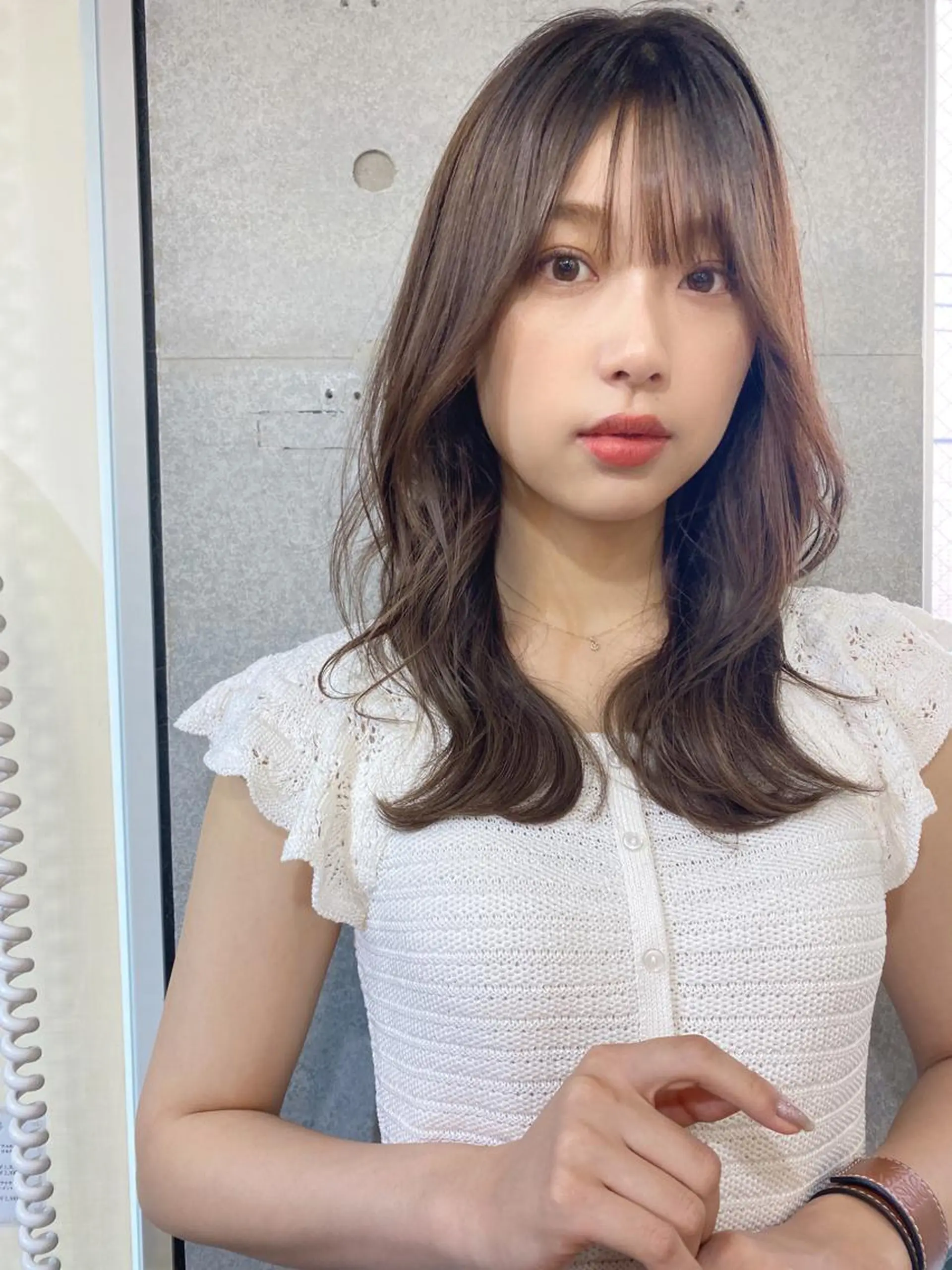 ロング カラー くびれヘア レイヤーカット 似合わせレイヤー 🇰🇷荒木洋文のヘアスタイル