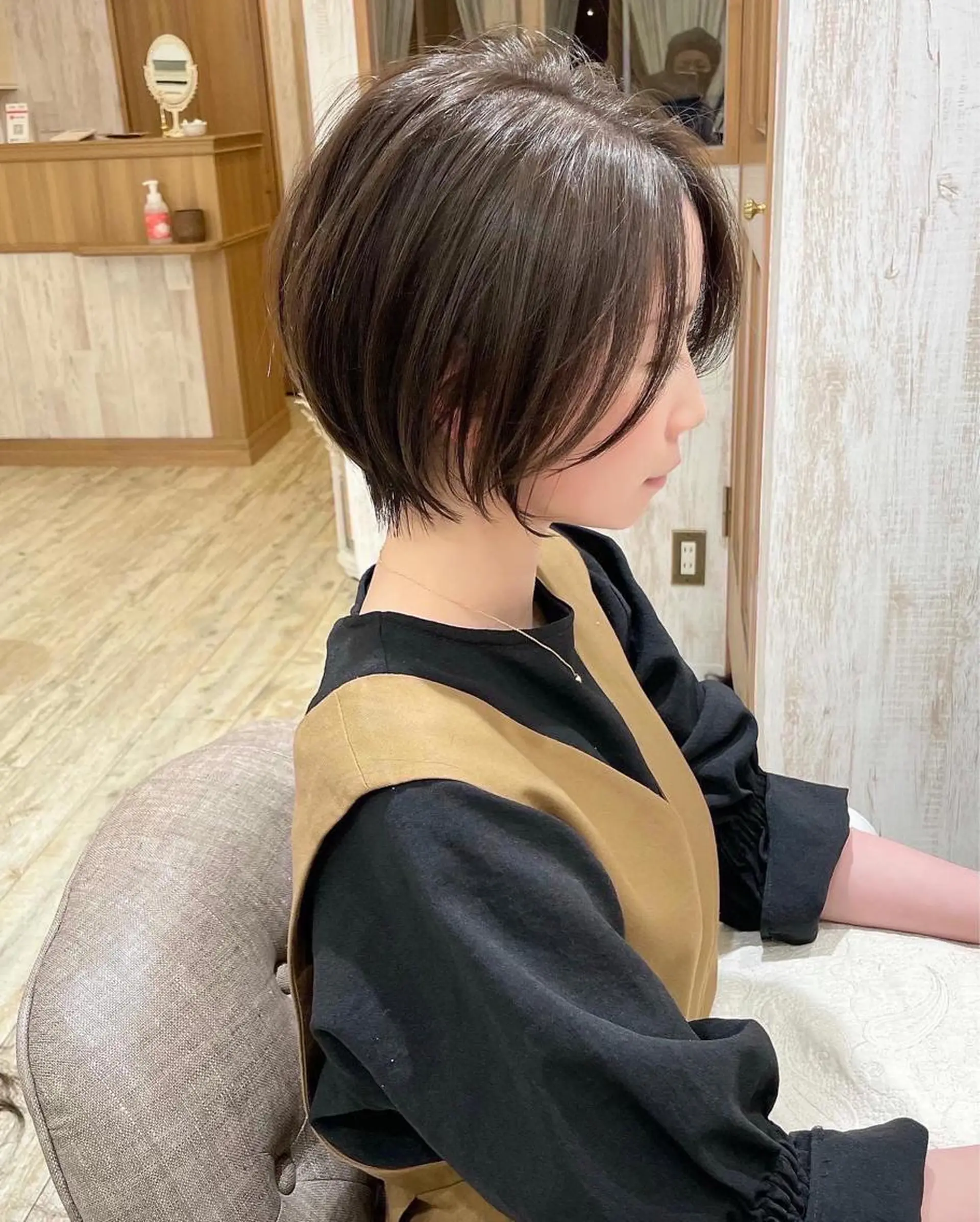 ショート おのだ あやなのヘアスタイル
