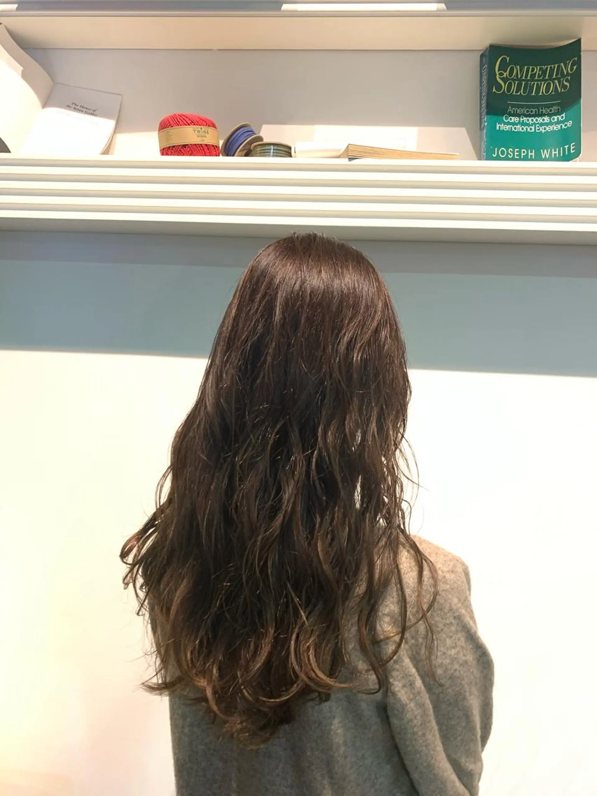 セミロング ヘアカラー トリートメント ヘッドスパ ヘアセット 山口 竣也のヘアスタイル