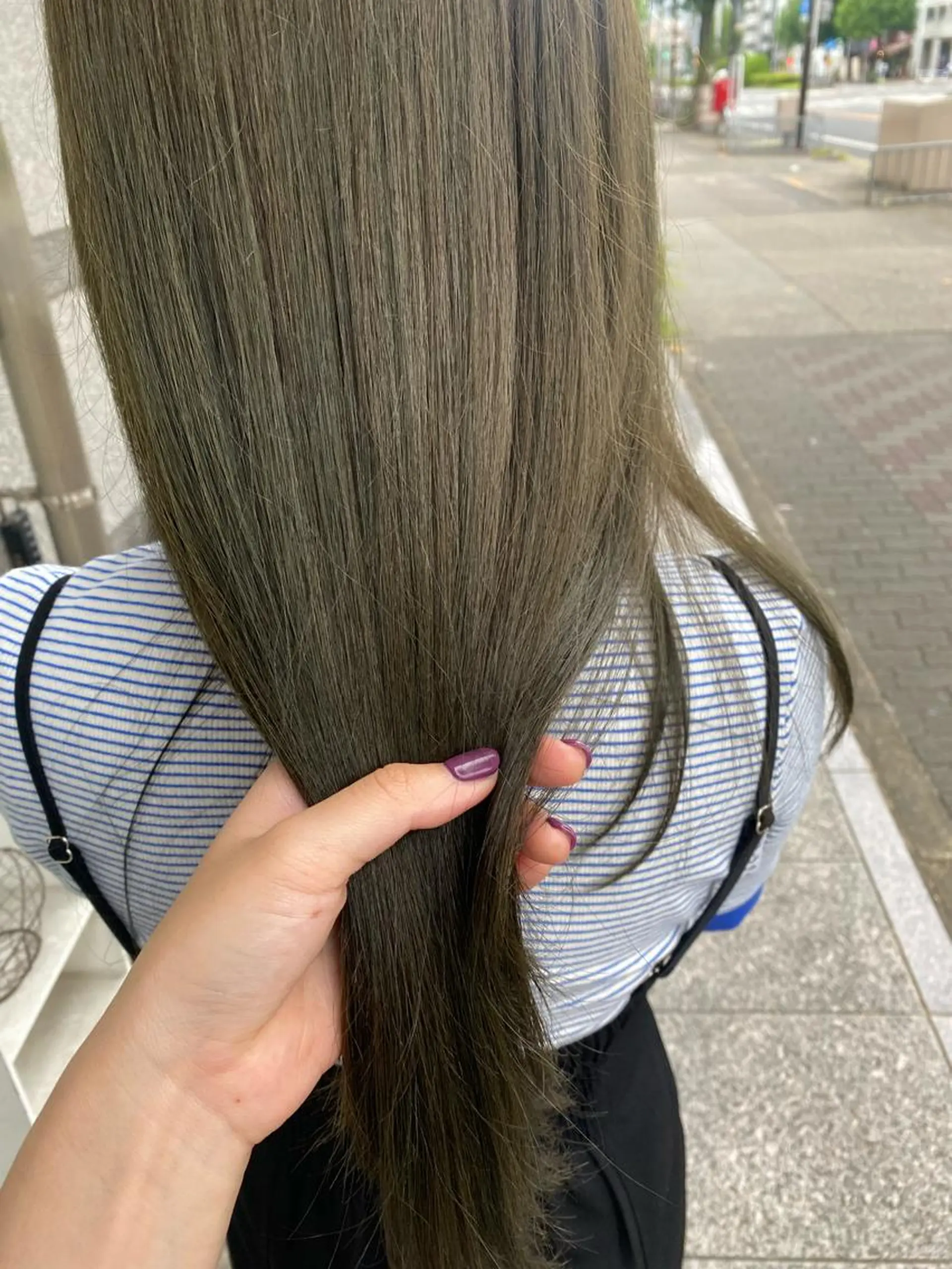 ロング カラー オリーブカラー トリートメント ヘアカラー トリートメント ｲﾁｶﾜ ﾐｵ/ minim hairのヘアスタイル
