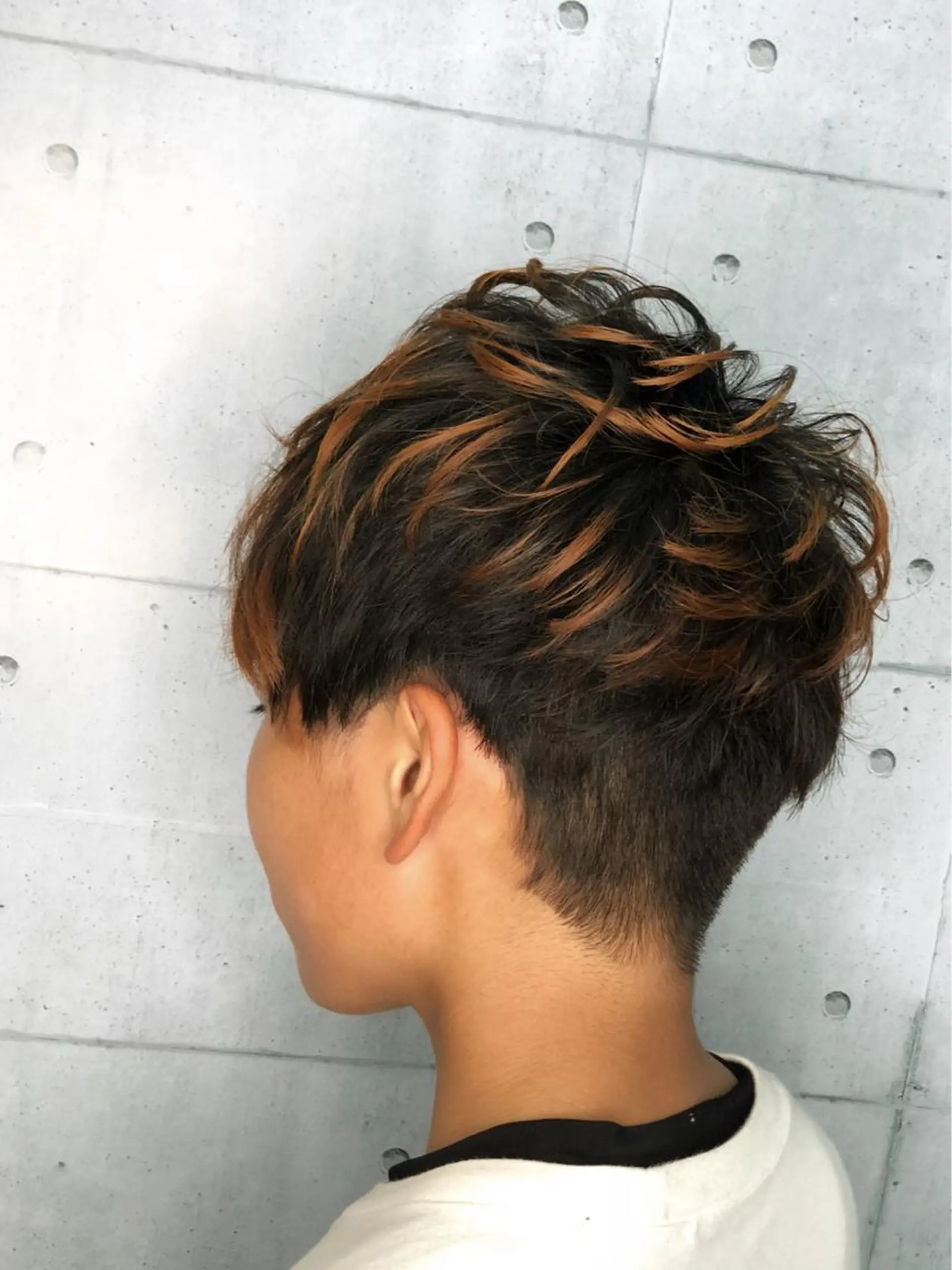 ショート パーマ ベリーショート ショートヘア 北脇 健治のヘアスタイル