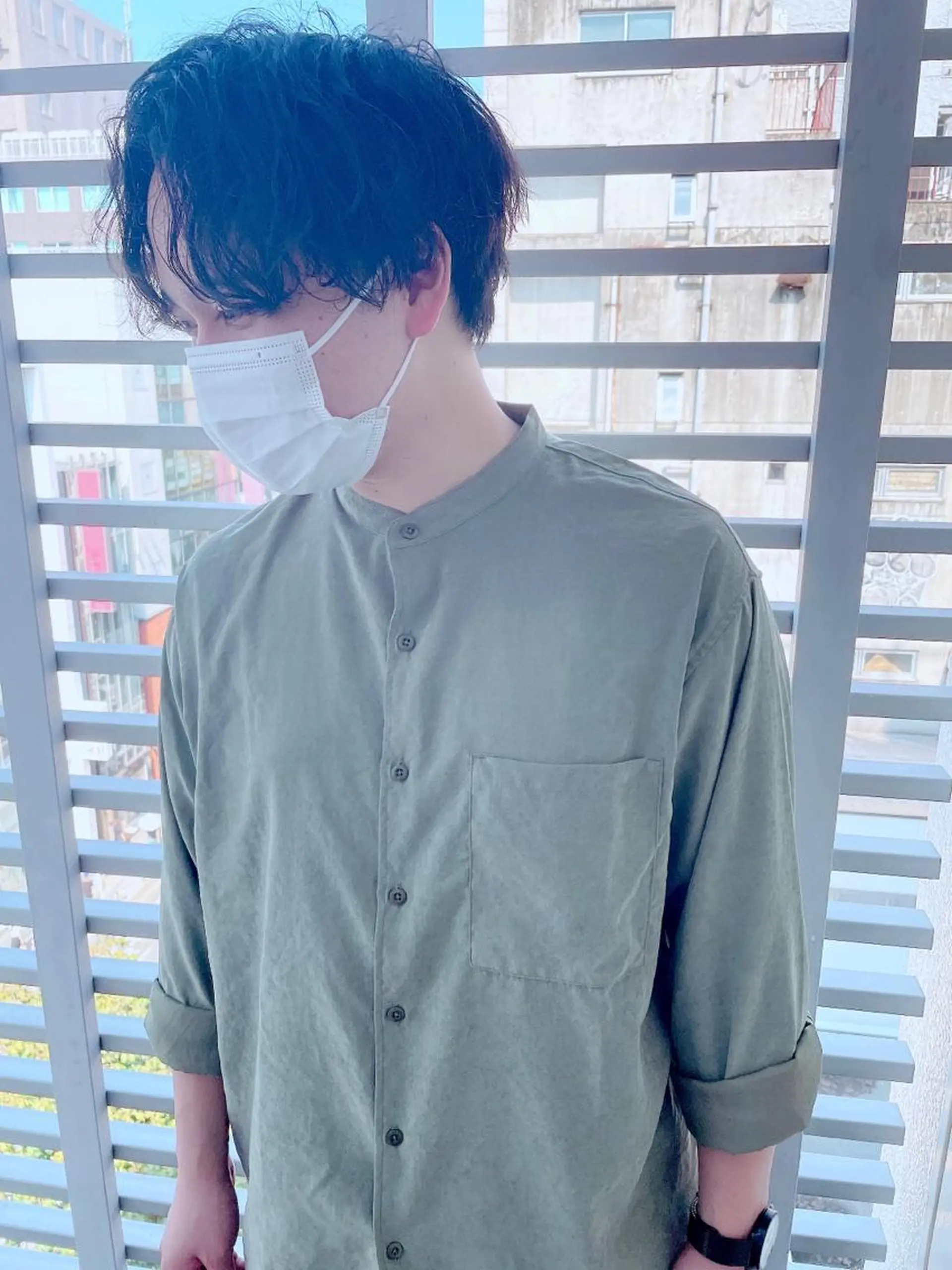 ショート パーマ ヘアアレンジ メンズ メンズZina代表 田端 麗治のヘアスタイル