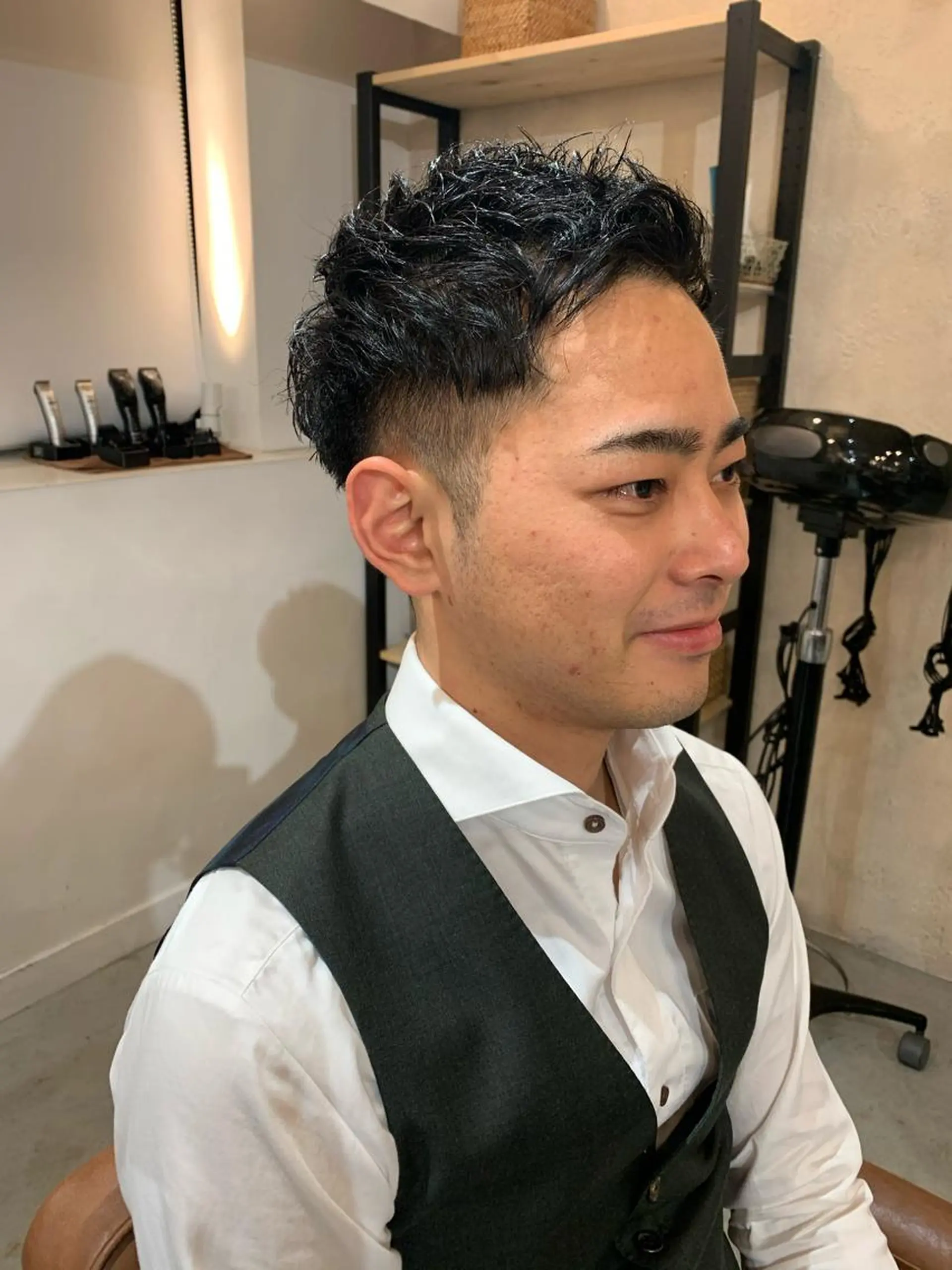 ショート メンズ ボブ指名No.1/ ボブパーマ/ユキのヘアスタイル