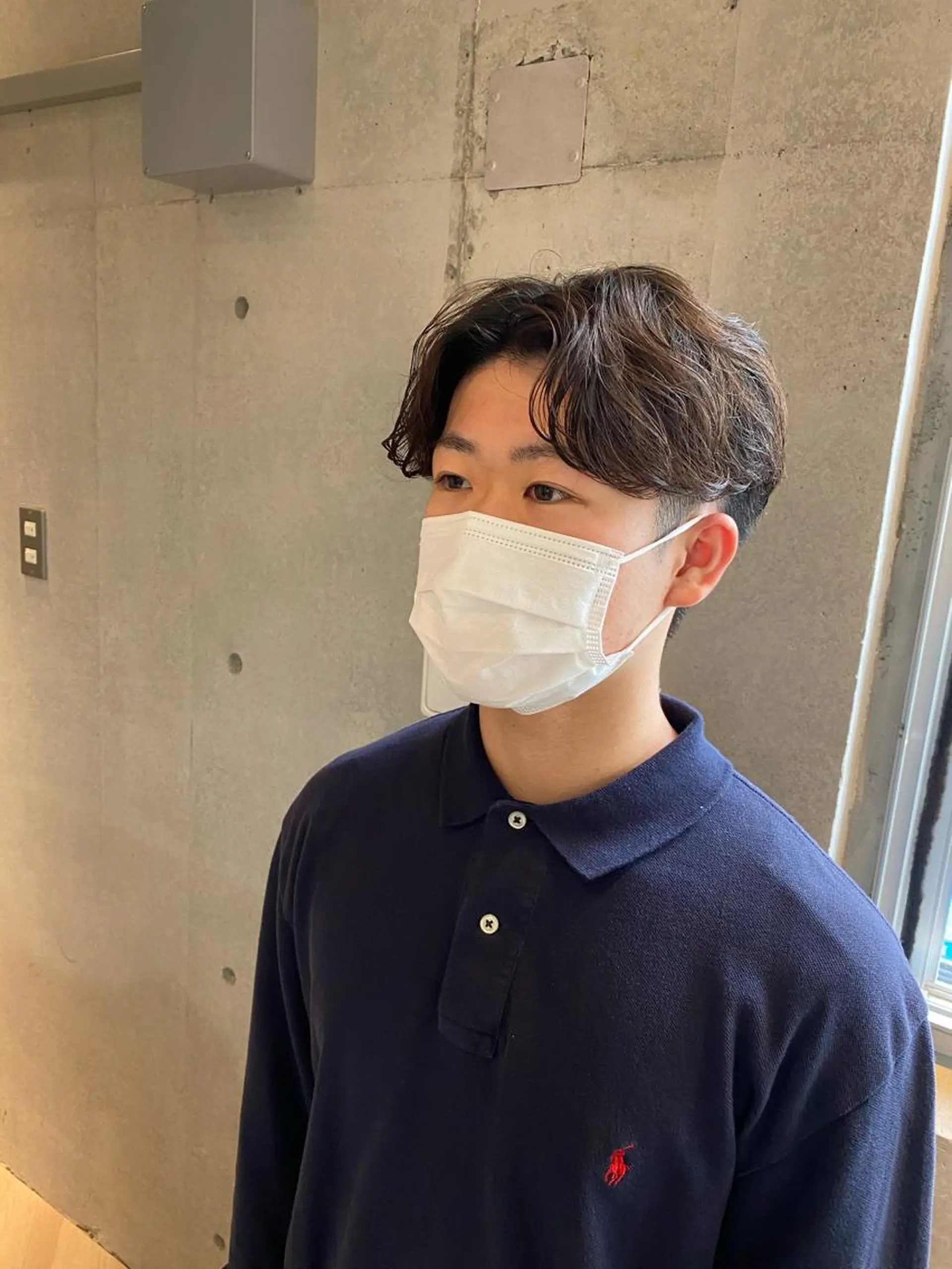 メンズ カルマパーマ メンズパーマ カット パーマ 西山 恵太郎のヘアスタイル