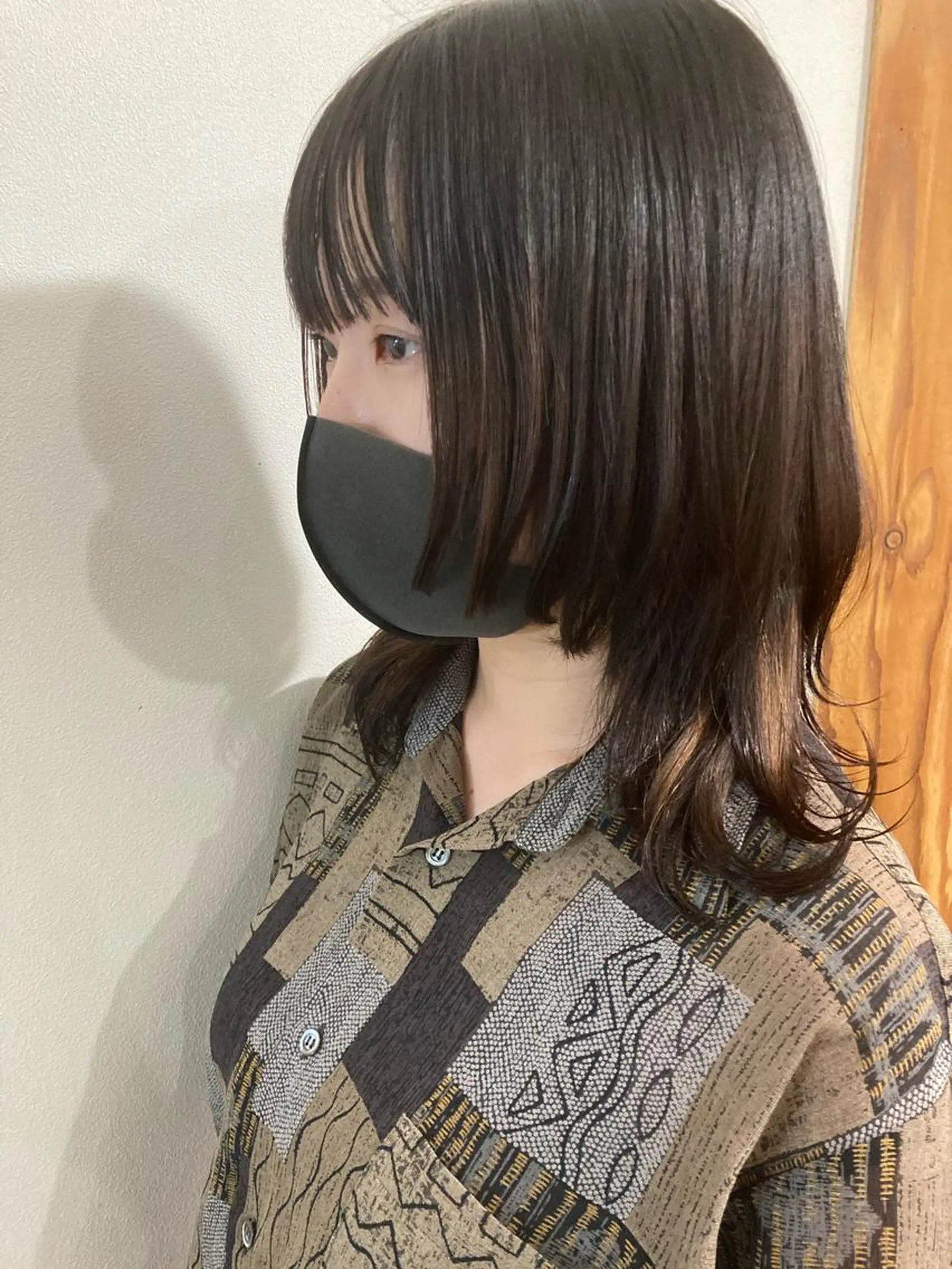 ミディアム カラー ウルフカット カット ヘアカラー トリートメント 🌸髪質改善特化🌸 店長　ゆうやのヘアスタイル