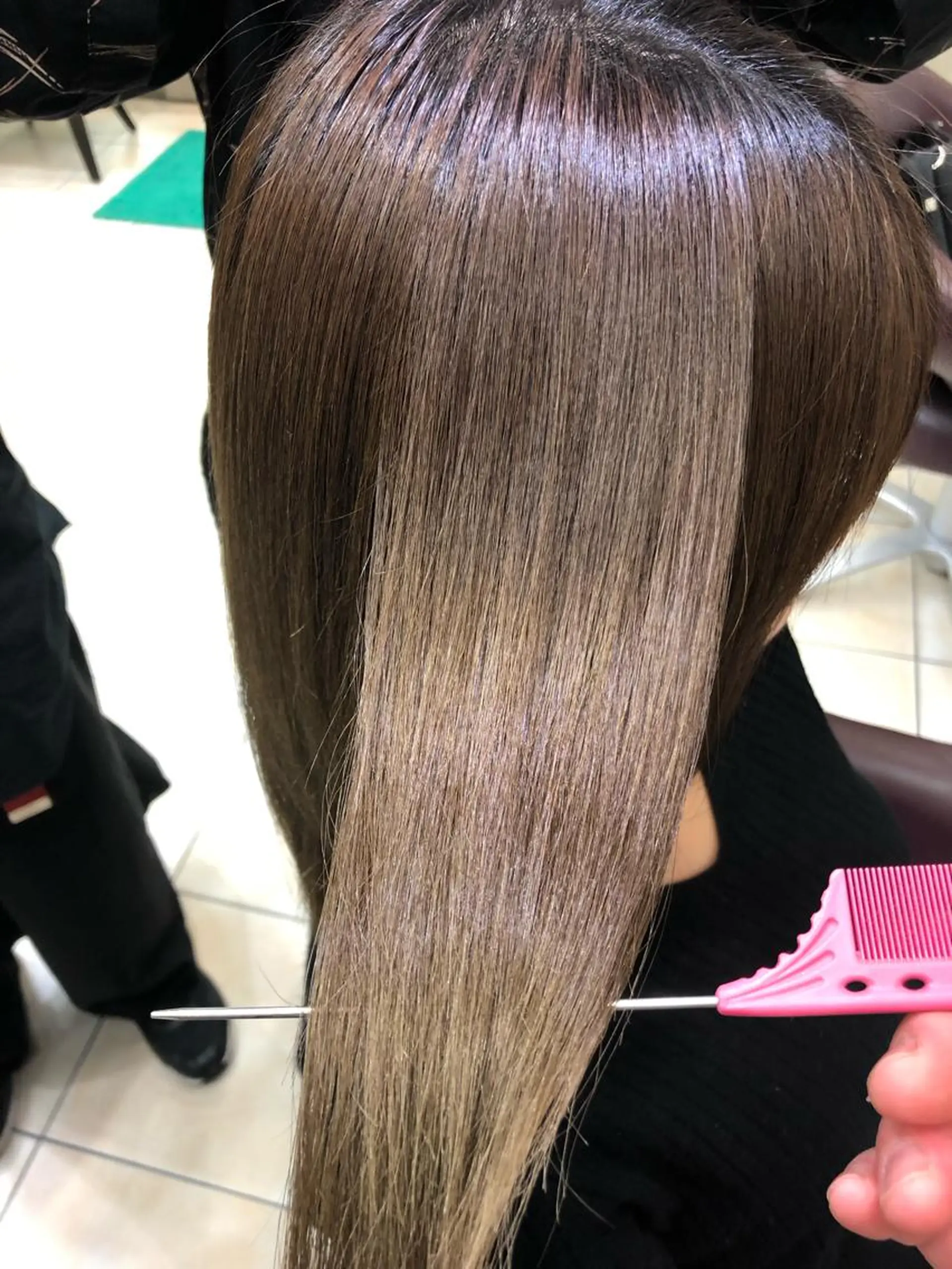 ロング パーマ 縮毛矯正 小島 仁美のヘアスタイル