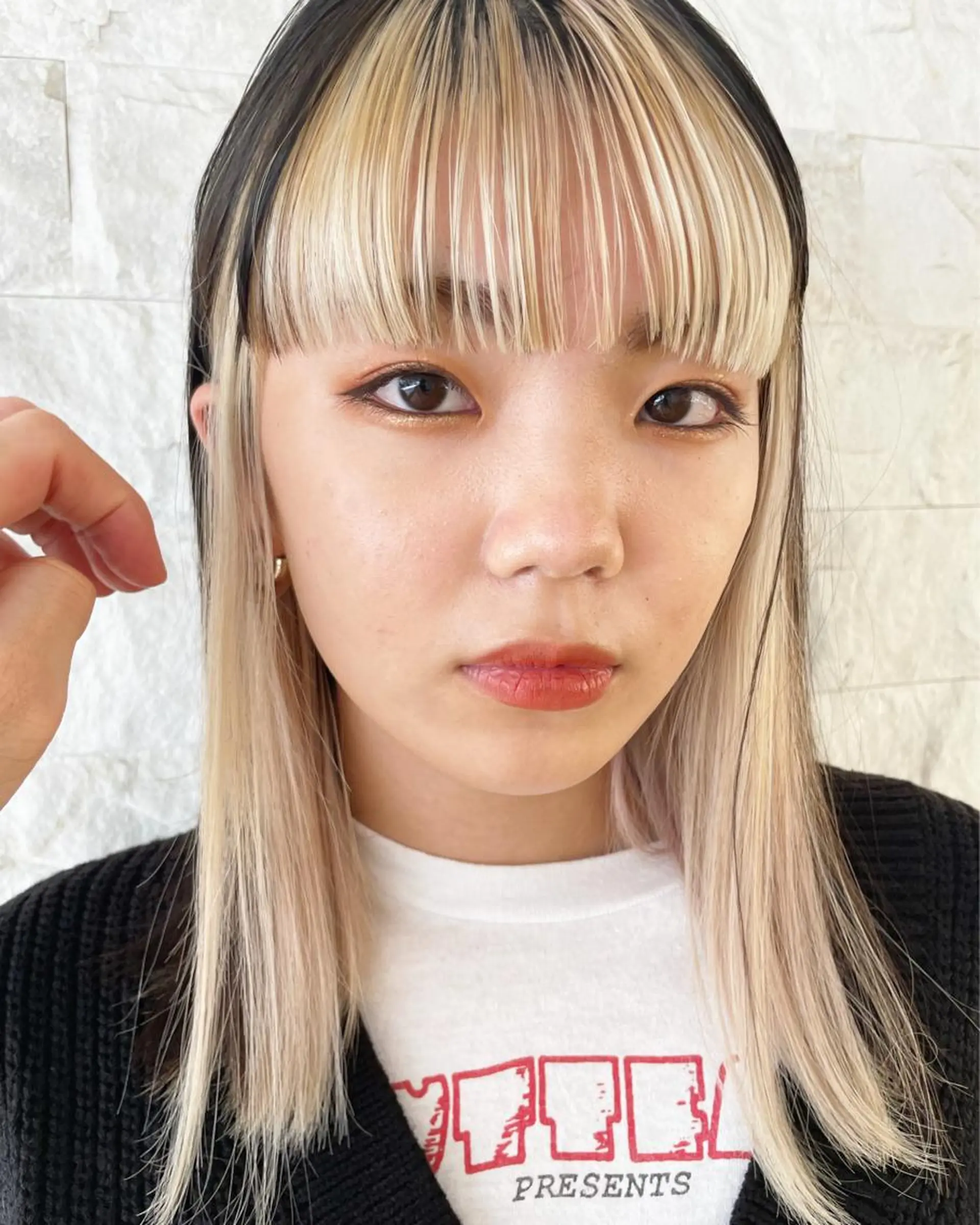 ミディアム カラー カット ヘアカラー トリートメント suvvy hairsalonのヘアスタイル