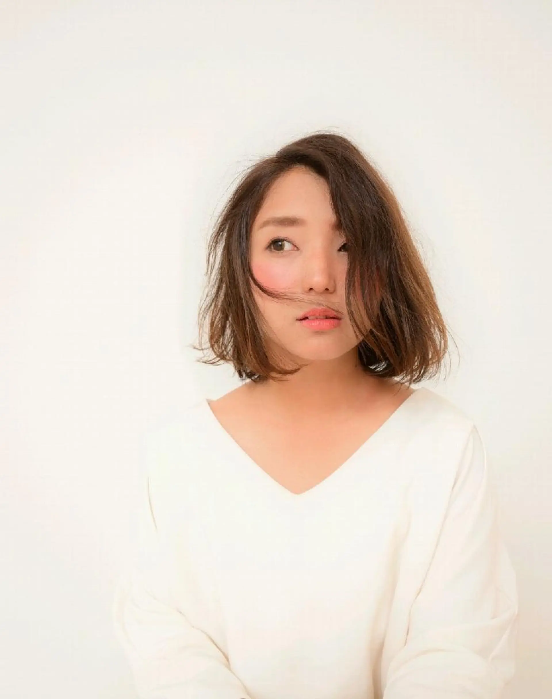 ミディアム ボブレイヤー ボブ レイヤーカット ジャスミン　PETZ所属・ショートスタイルの鬼 ヒロシのヘアスタイル