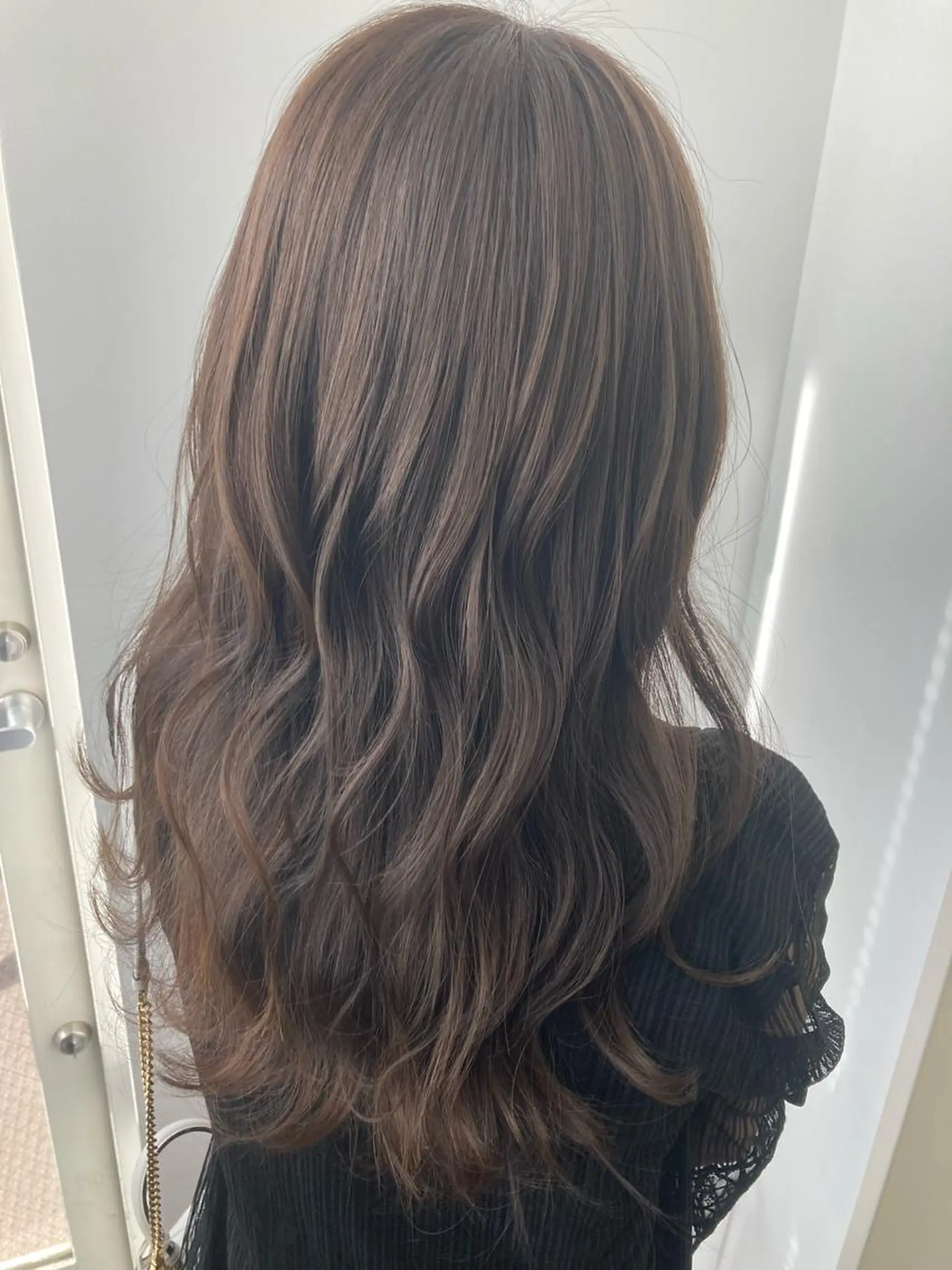 ロング カット ヘアカラー 田中 優のヘアスタイル