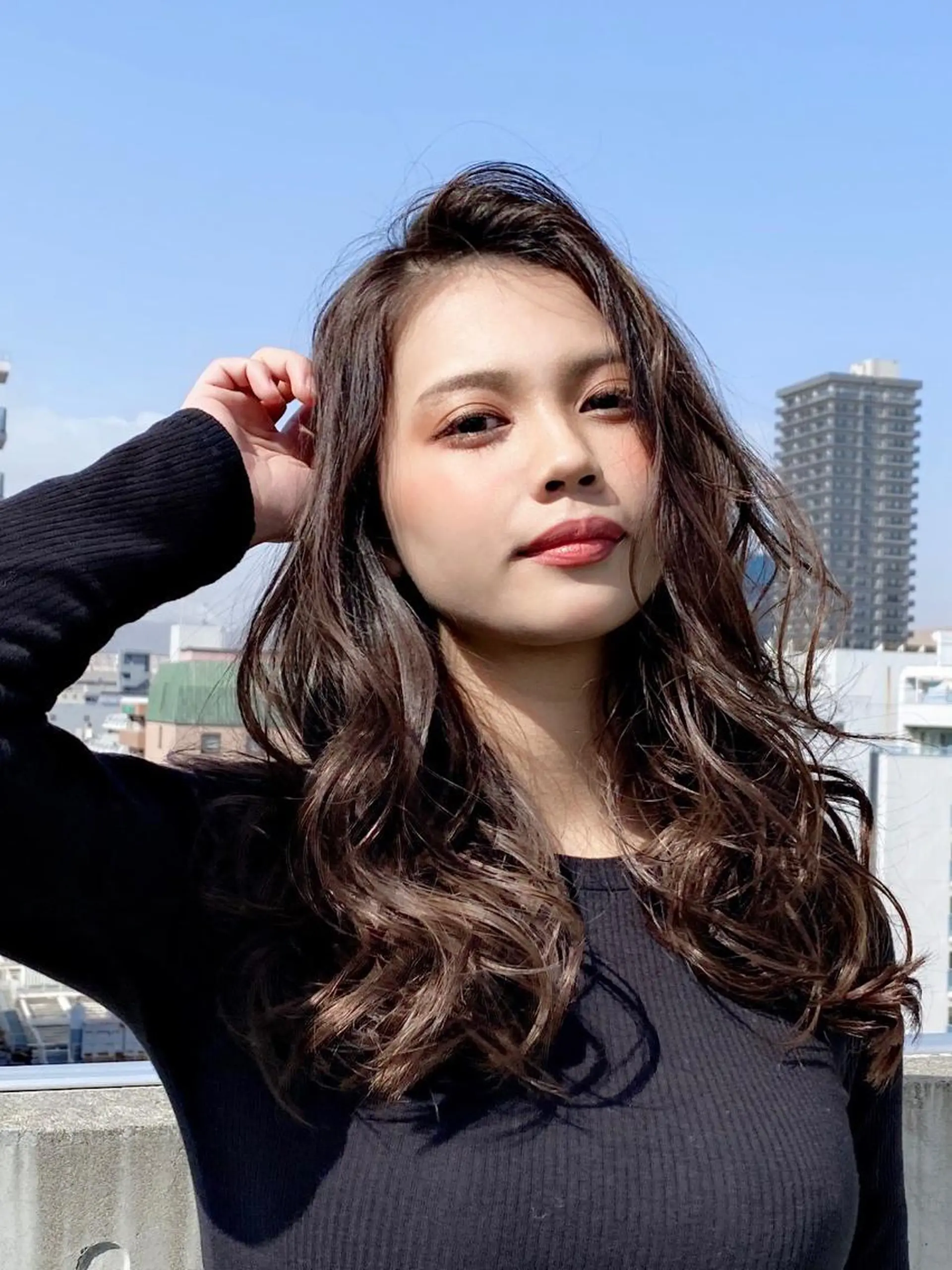 セミロング ケアカラー カット ヘアカラー ヘッドスパ Mogami Kengoのヘアスタイル