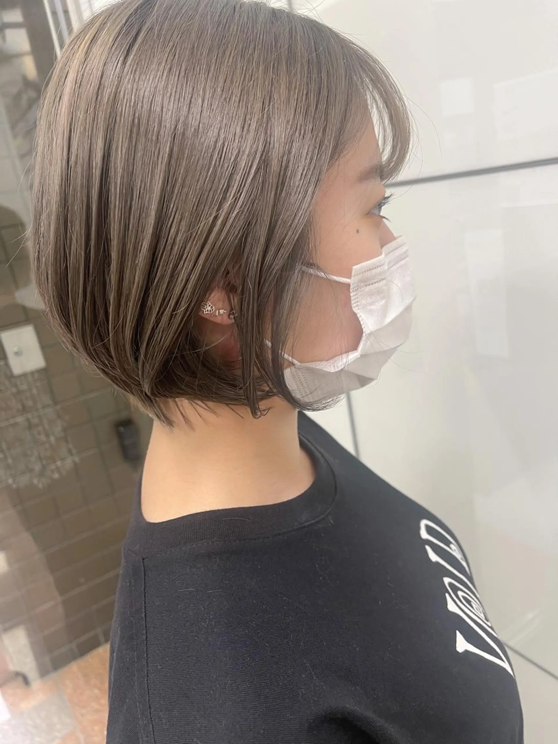 ショート カット ヘアカラー トリートメント シンタニ ナオトのヘアスタイル