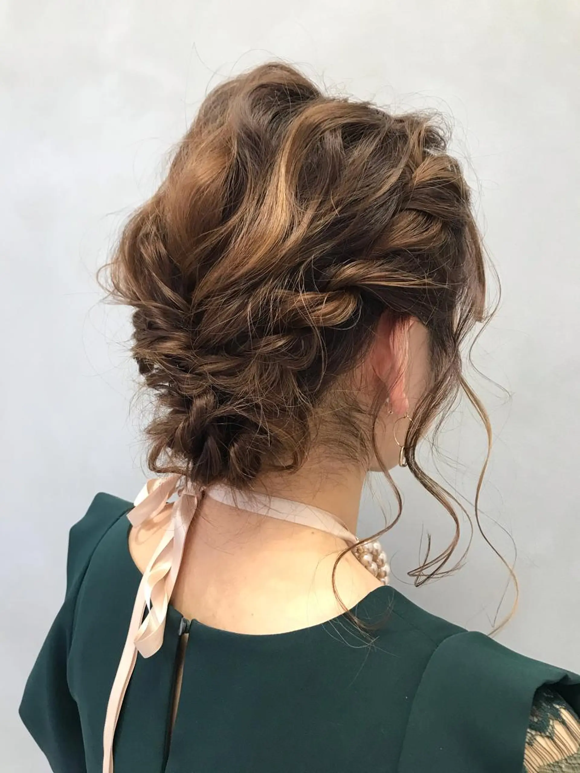 ロング カラー パーマ ヘアアレンジ EIGHTSOL博多 筑紫口店 溝口里穂のヘアスタイル