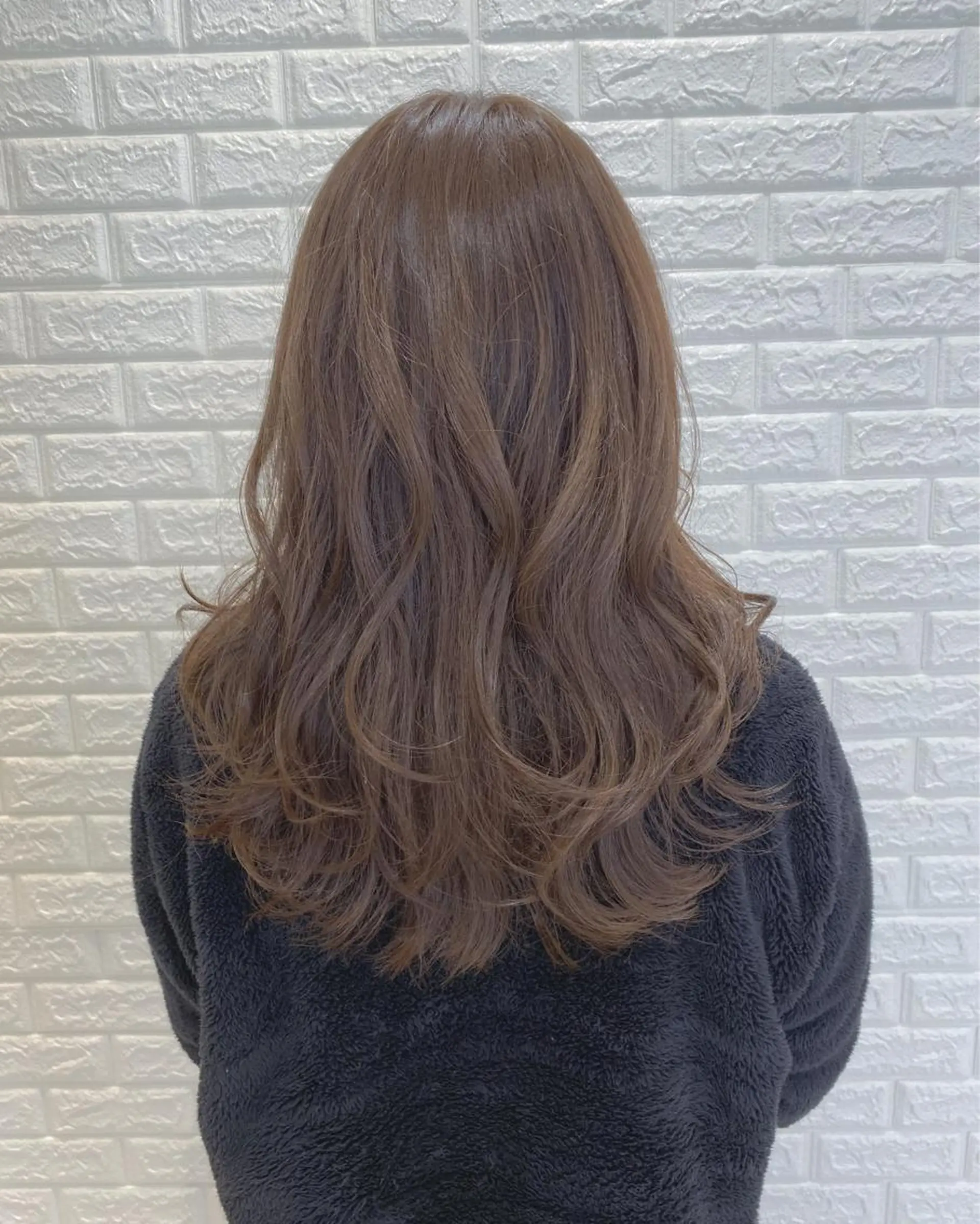 ロング カラー カット ヘアカラー 岡田詩織 MODE Ks松原店のヘアスタイル