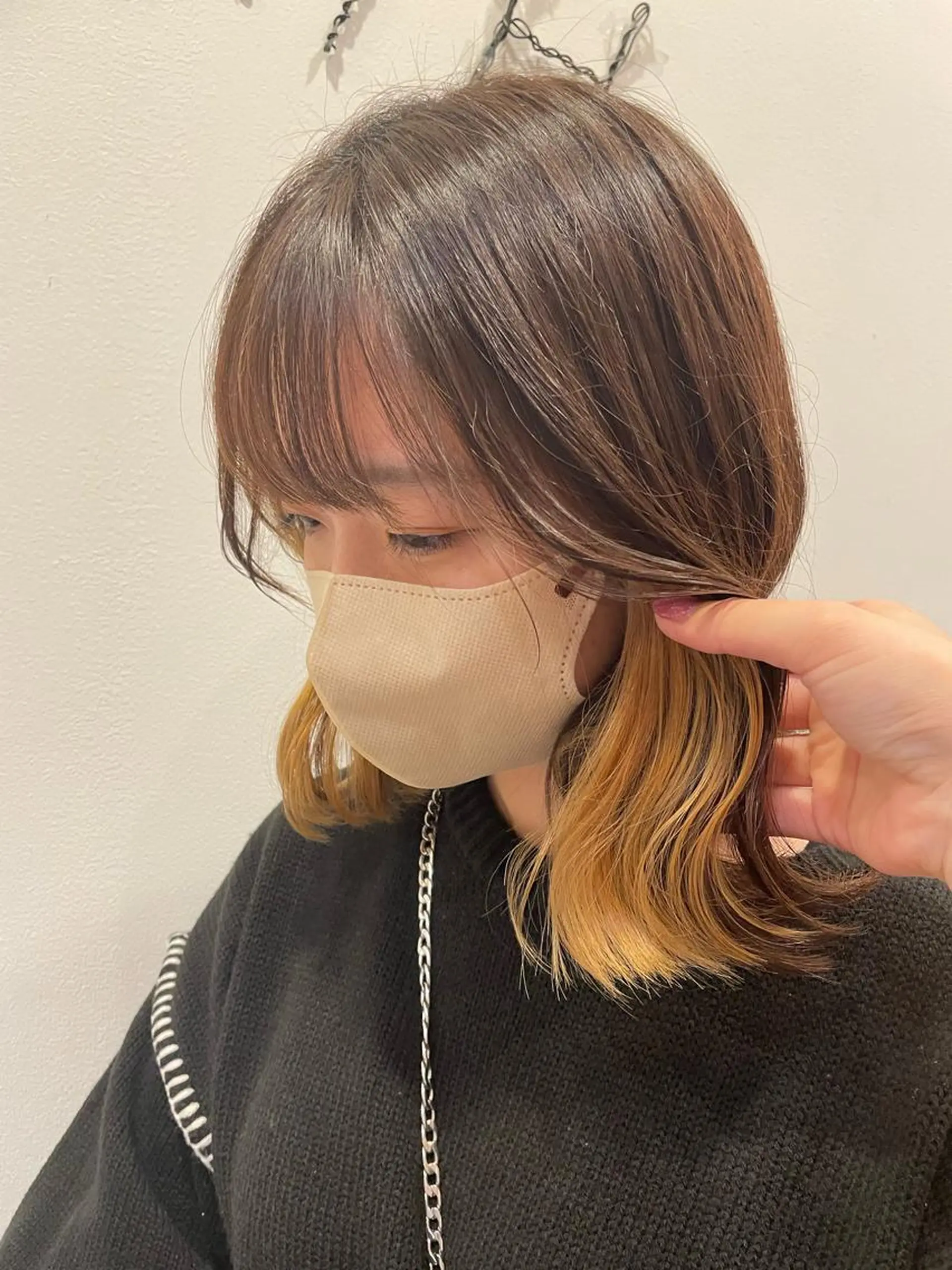 ミディアム カラー ヘアアレンジ ヘアカラー 7月末まで予約可能/ ヤマモト モエのヘアスタイル