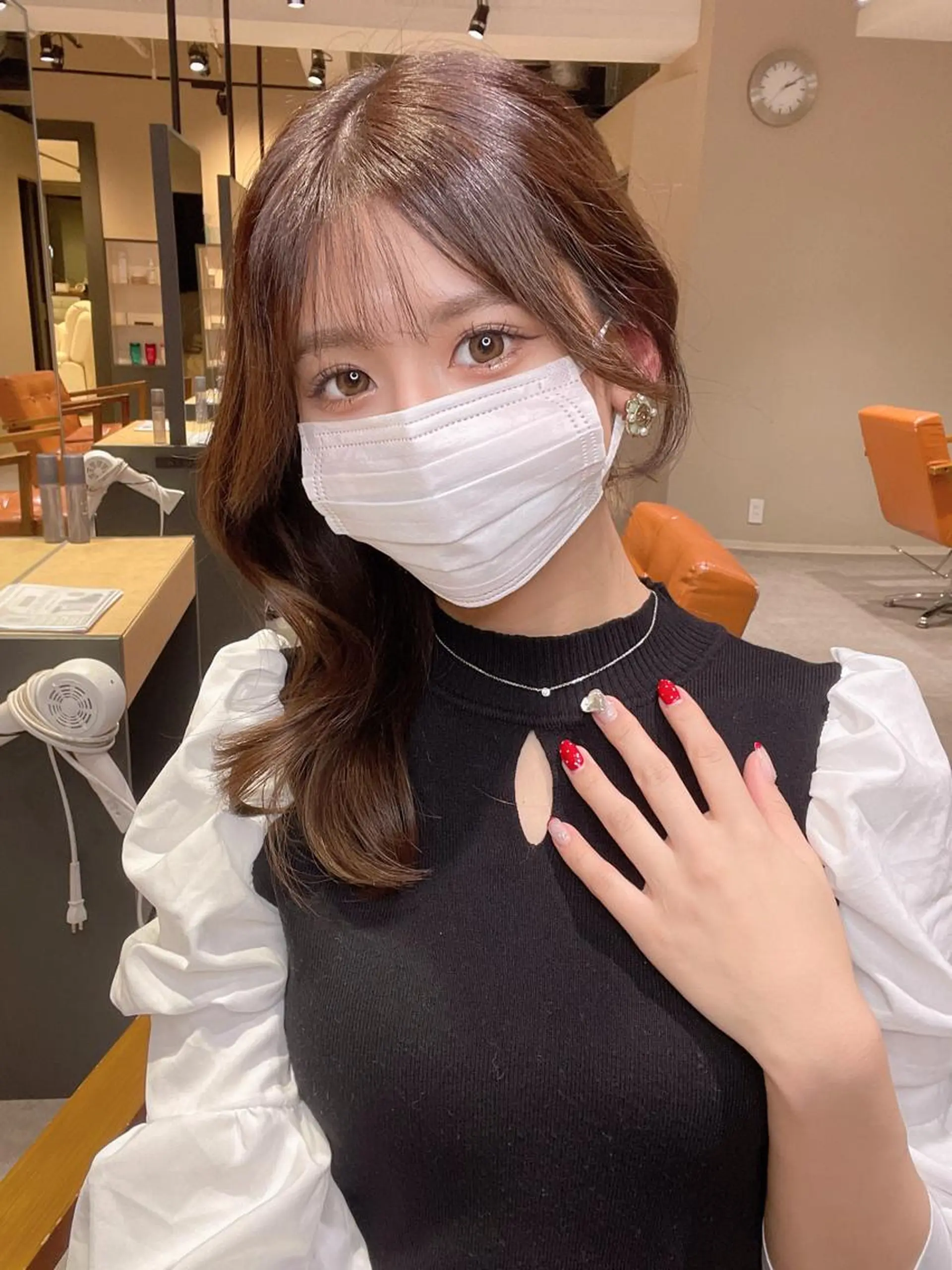 ミディアム 石山 洸平のヘアスタイル