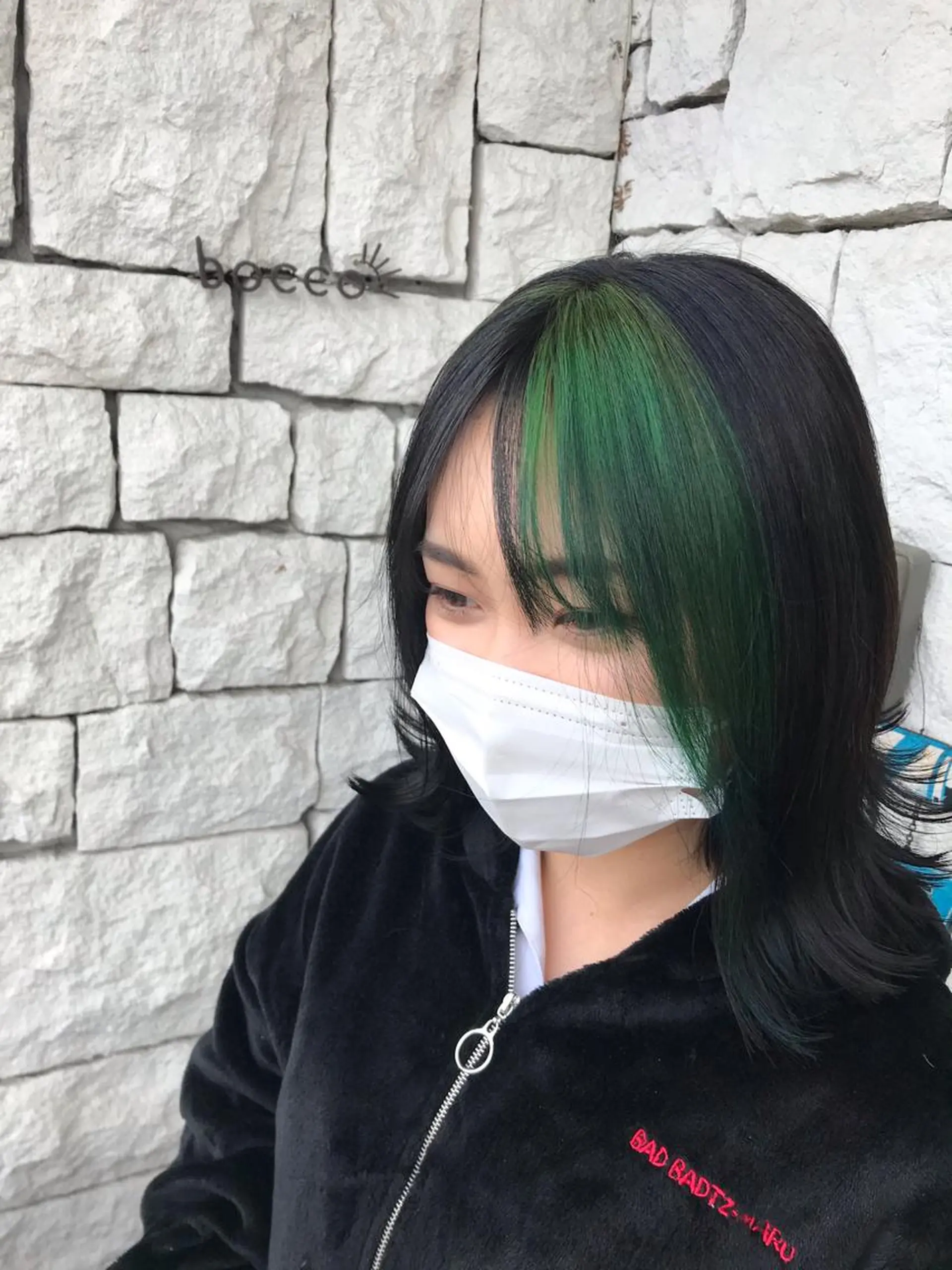 カラー カット ヘアカラー 十文字 玲音のヘアスタイル