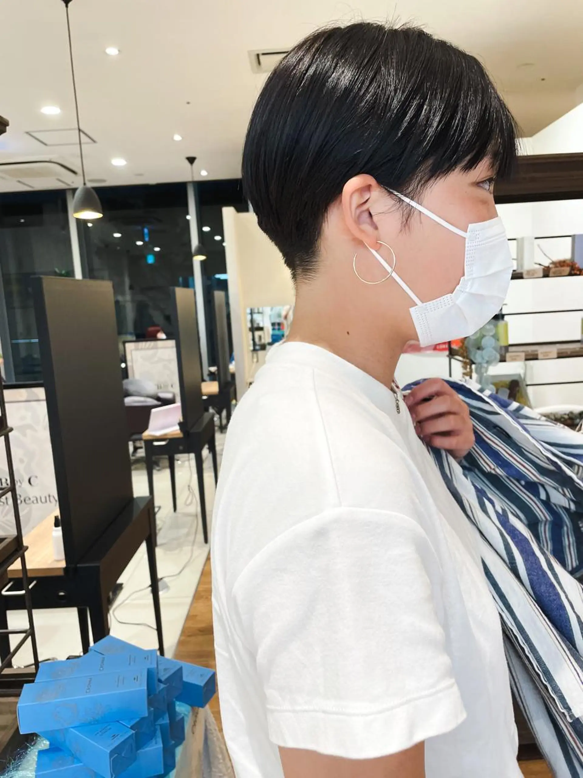 ショート ハンサムショート ショートヘア カット ヘアカラー トリートメント 髪質改善/ブリーチ 田代 龍我のヘアスタイル