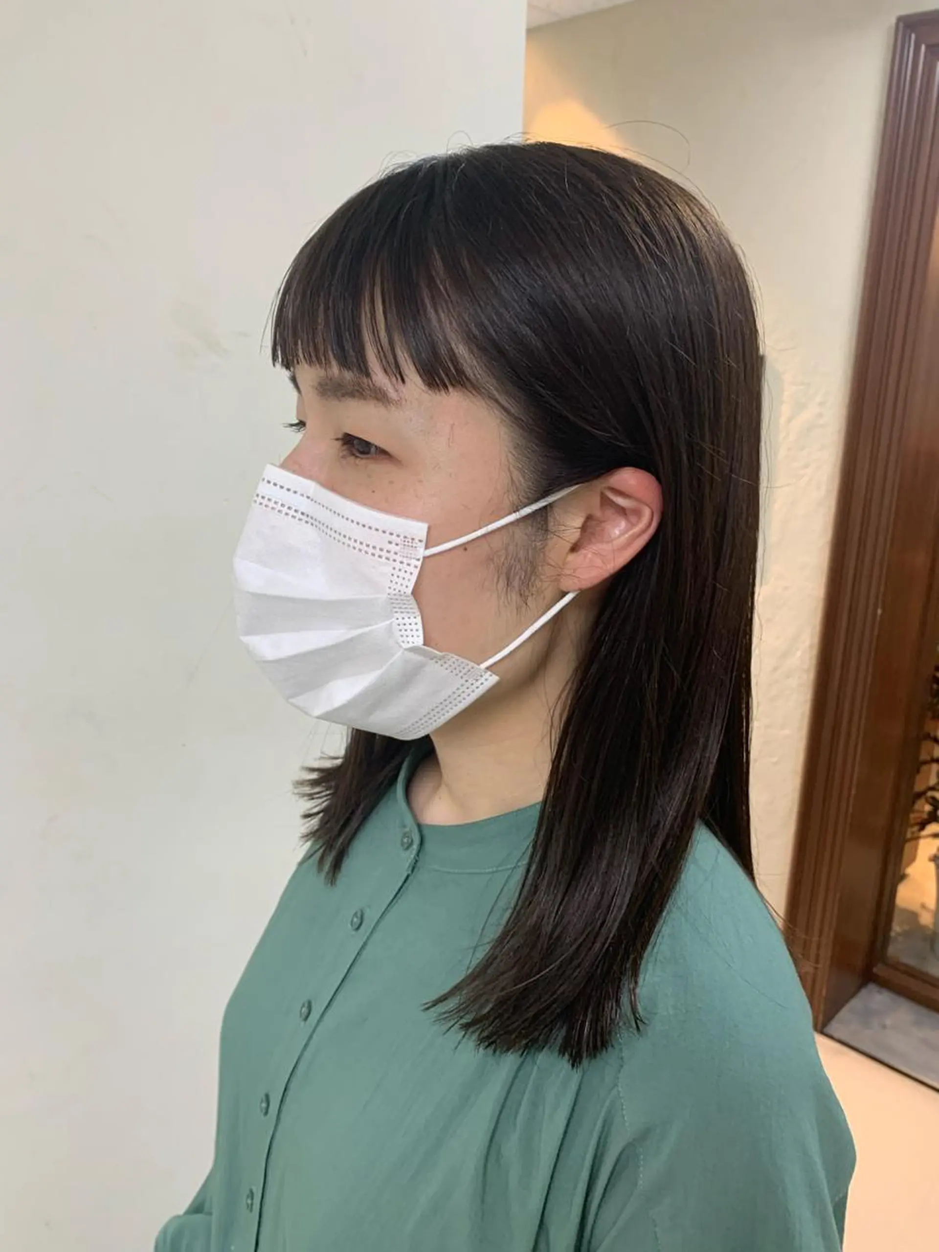 セミロング カラー 縮毛矯正 梅田/茶屋町 sayakaのヘアスタイル