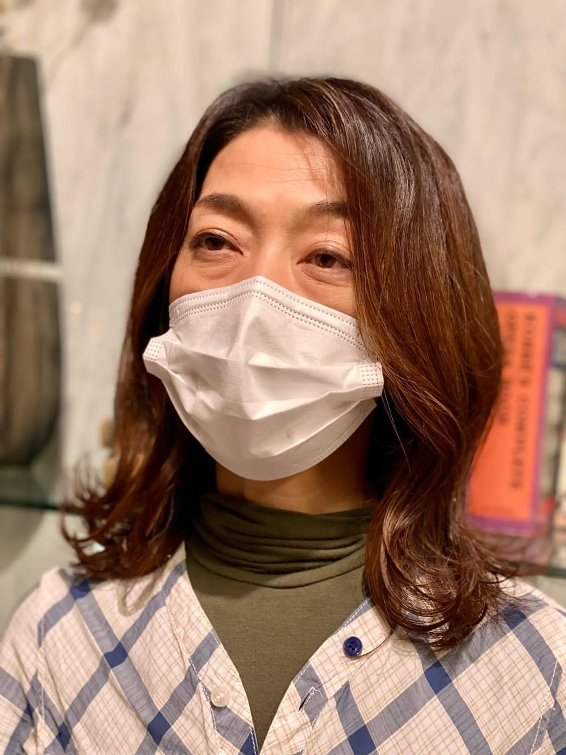 ミディアム カラー ROBBY所属・松井美樹/似合わせ ガーリー・韓国のヘアスタイル