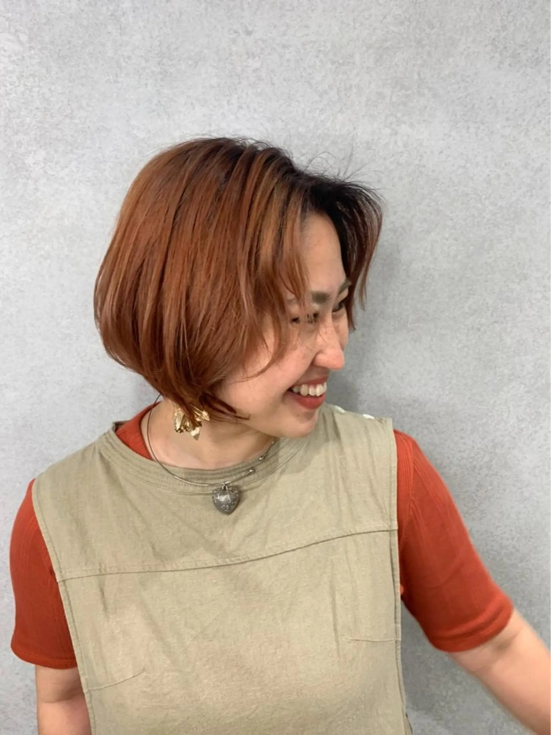 ショート カラー カット ヘアカラー トリートメント 韓国hair ·͜· watanabeのヘアスタイル