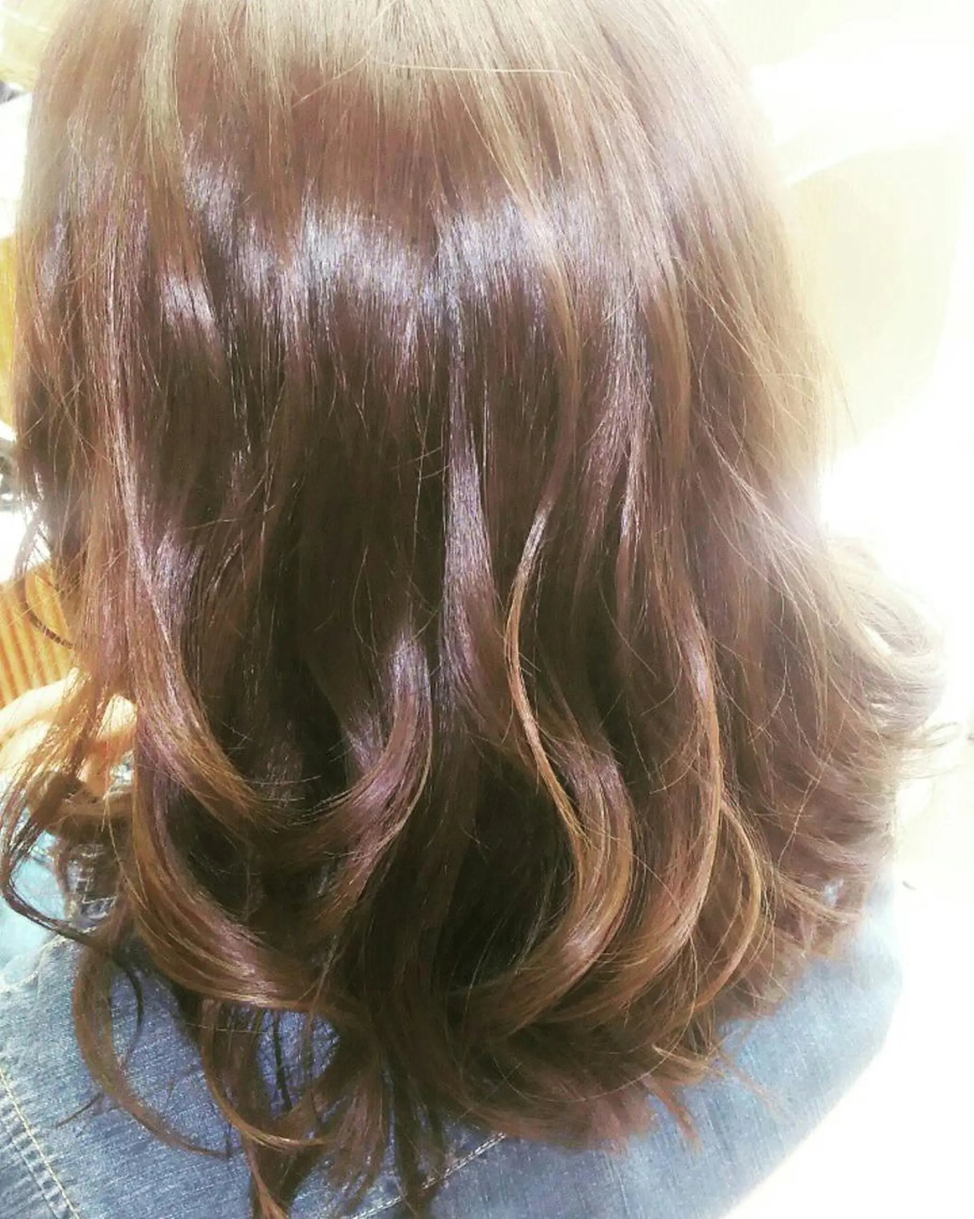 カラー セミロング アッシュ 脇田 雄大のヘアスタイル