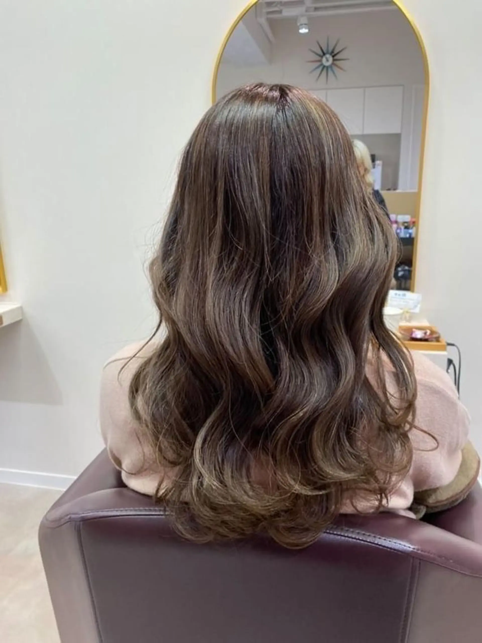 ロング カラー 松永 梨央のヘアスタイル