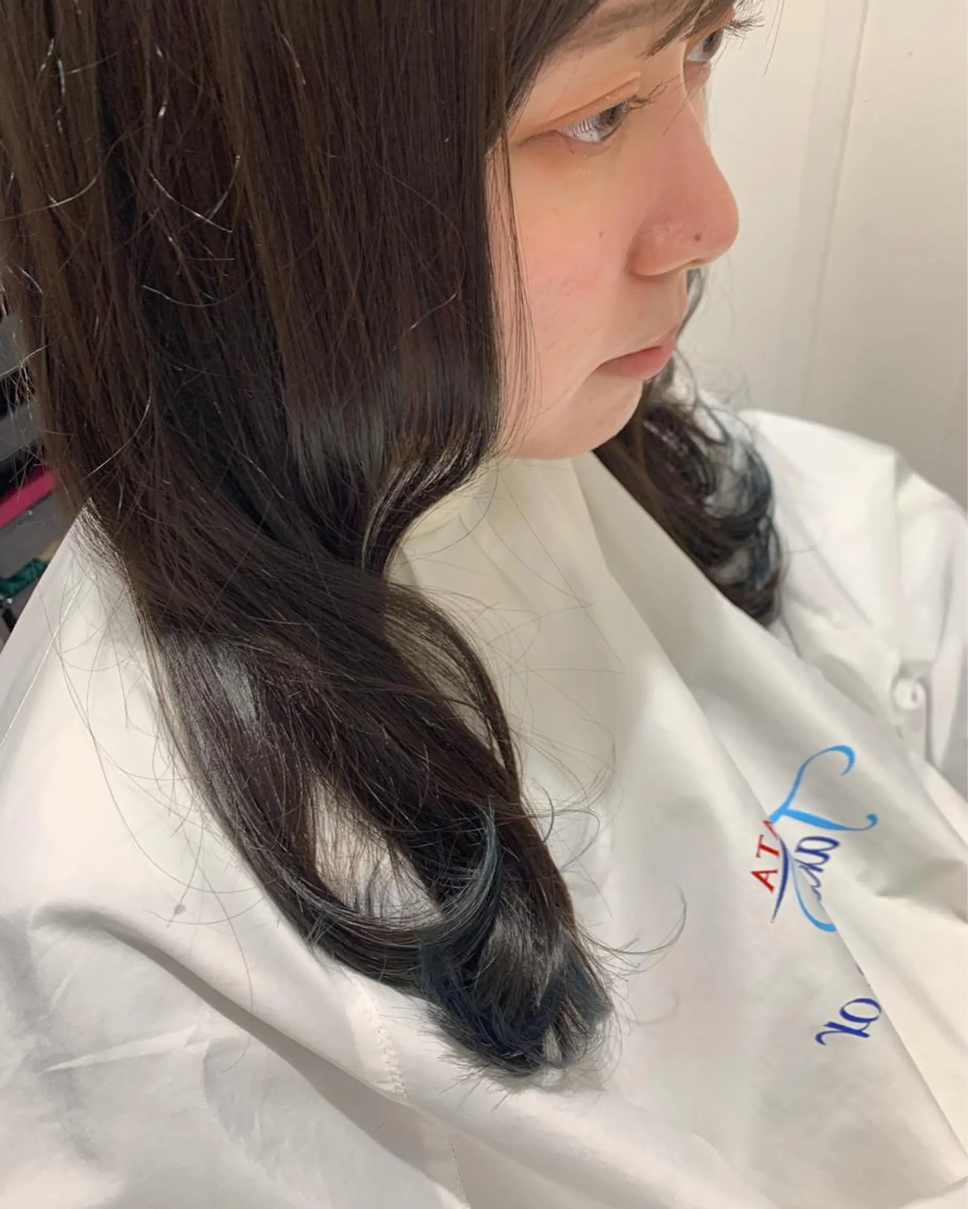 カラー ネイビーカラー トキタ アオイのヘアスタイル