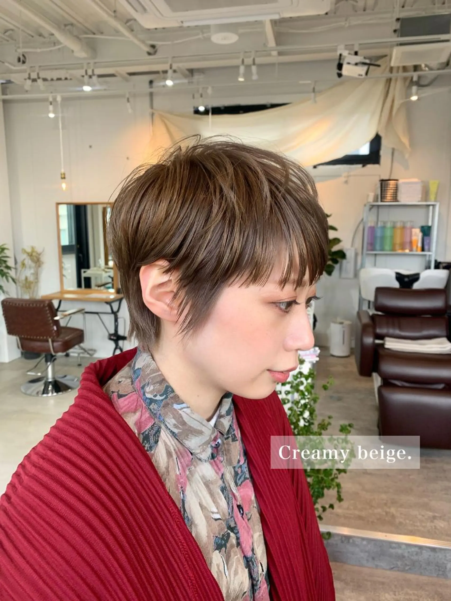 ショート カット ヘアカラー トリートメント loka所属・山本 晶大のヘアスタイル