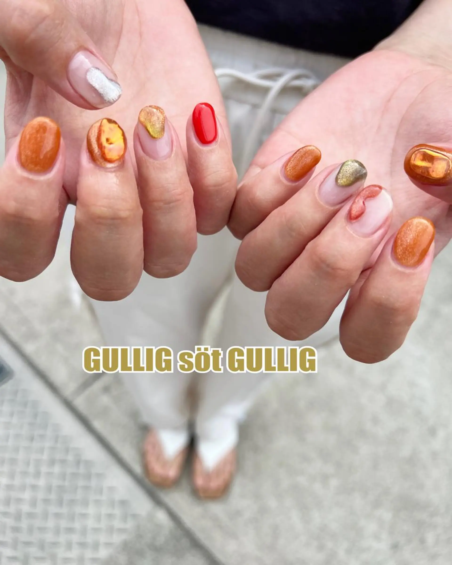 ネイル ハンドネイル フットネイル GULLIG söt GULLIGのネイルデザイン