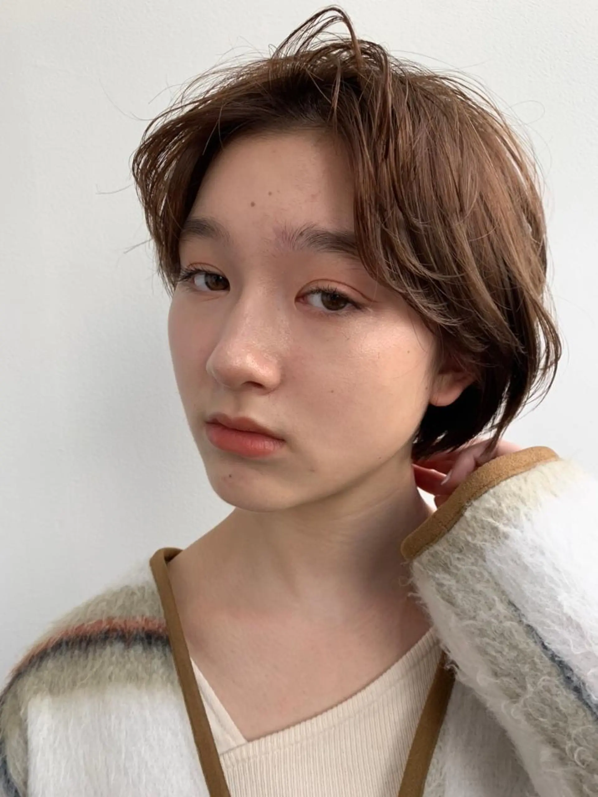 ショート カラー 【Atem 大町店】 永森　優里花のヘアスタイル