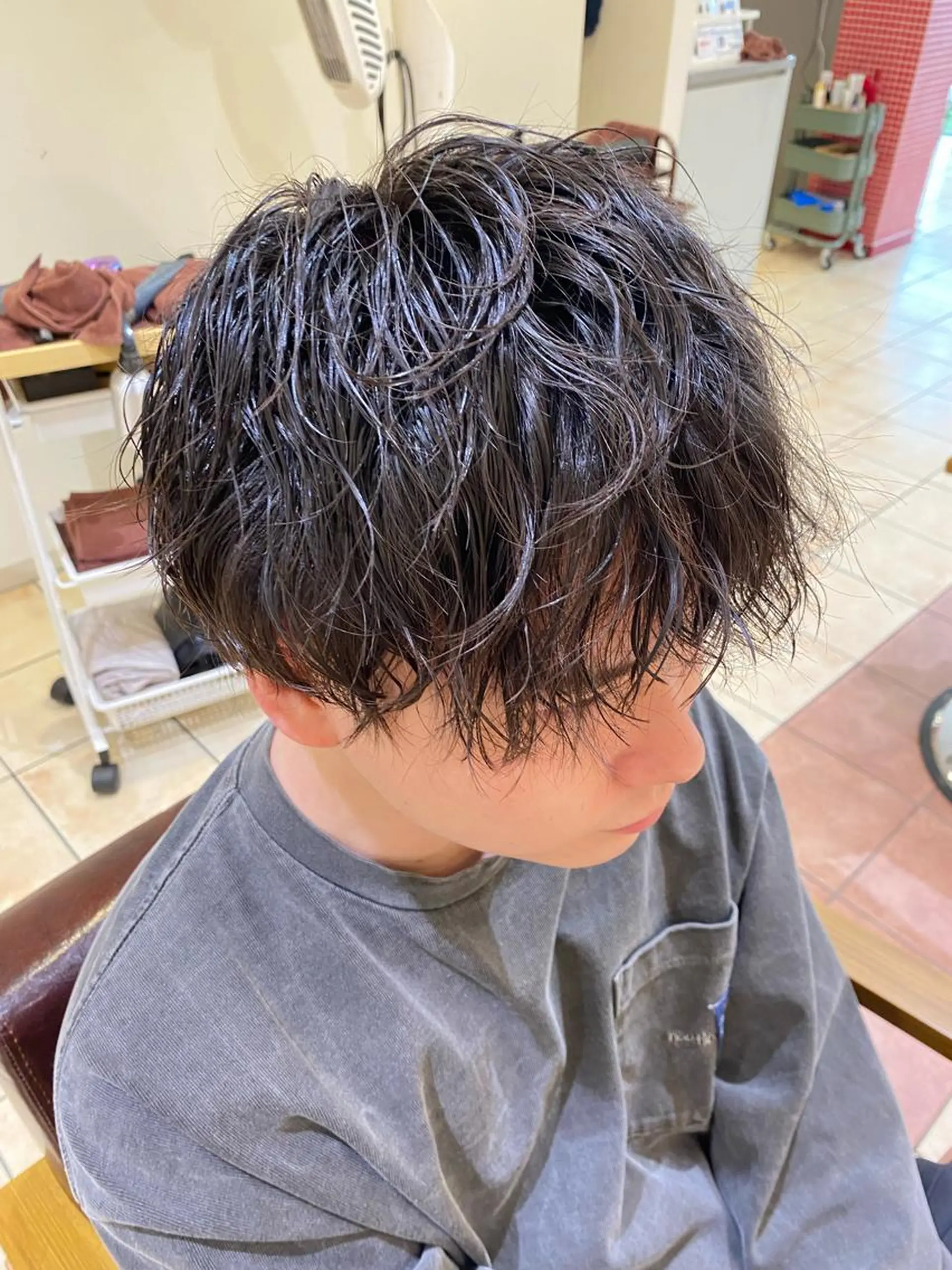 パーマ メンズ カット パーマ トリートメント さこだ　しょうた 【副店長】のヘアスタイル