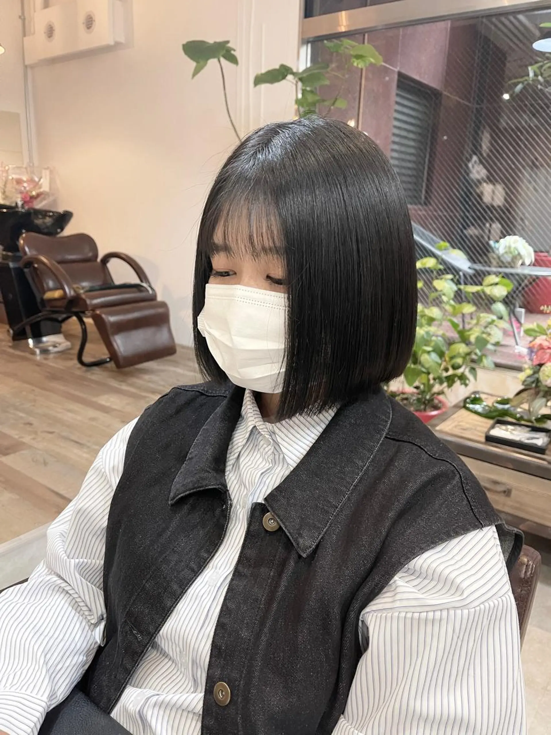 ミディアム カラー 髪質改善 カット ヘアカラー トリートメント i  plus＋所属・髪質改善で 憧れの潤艶美髪にのヘアスタイル