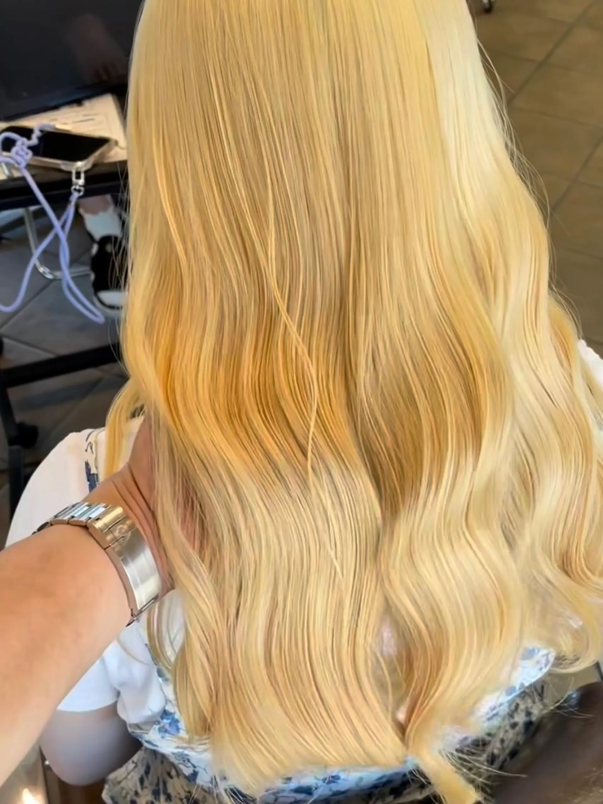 カラー ロング ショートボブ バレイヤージュ ブリーチ ケアブリーチ デザインカラー Eirデザイナーズ サロン茶屋町tomoのヘアスタイル